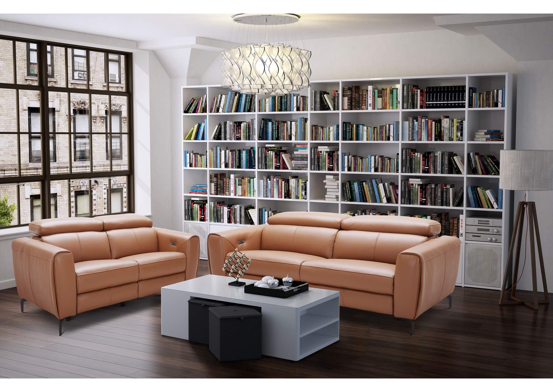 Lorenzo Loveseat In Caramel image 7