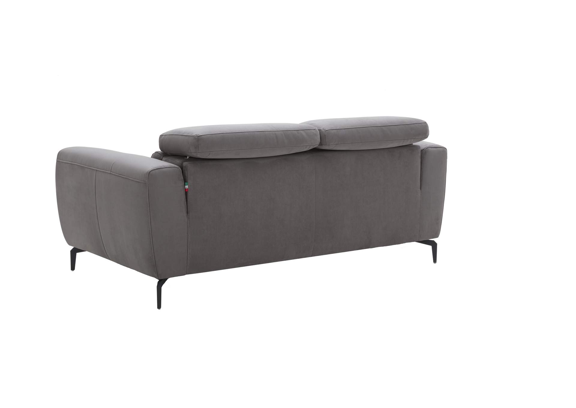 Lorenzo Grey Fabric Loveseat image 6