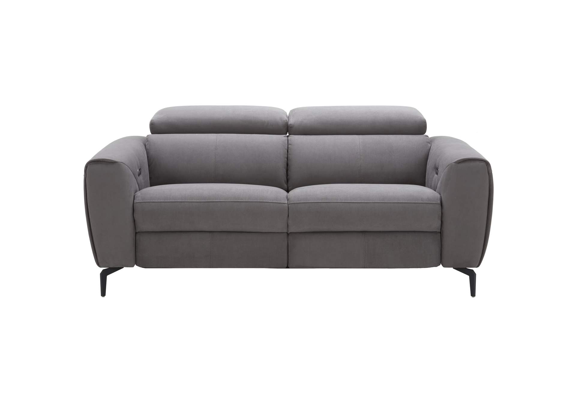 Lorenzo Grey Fabric Loveseat image 3