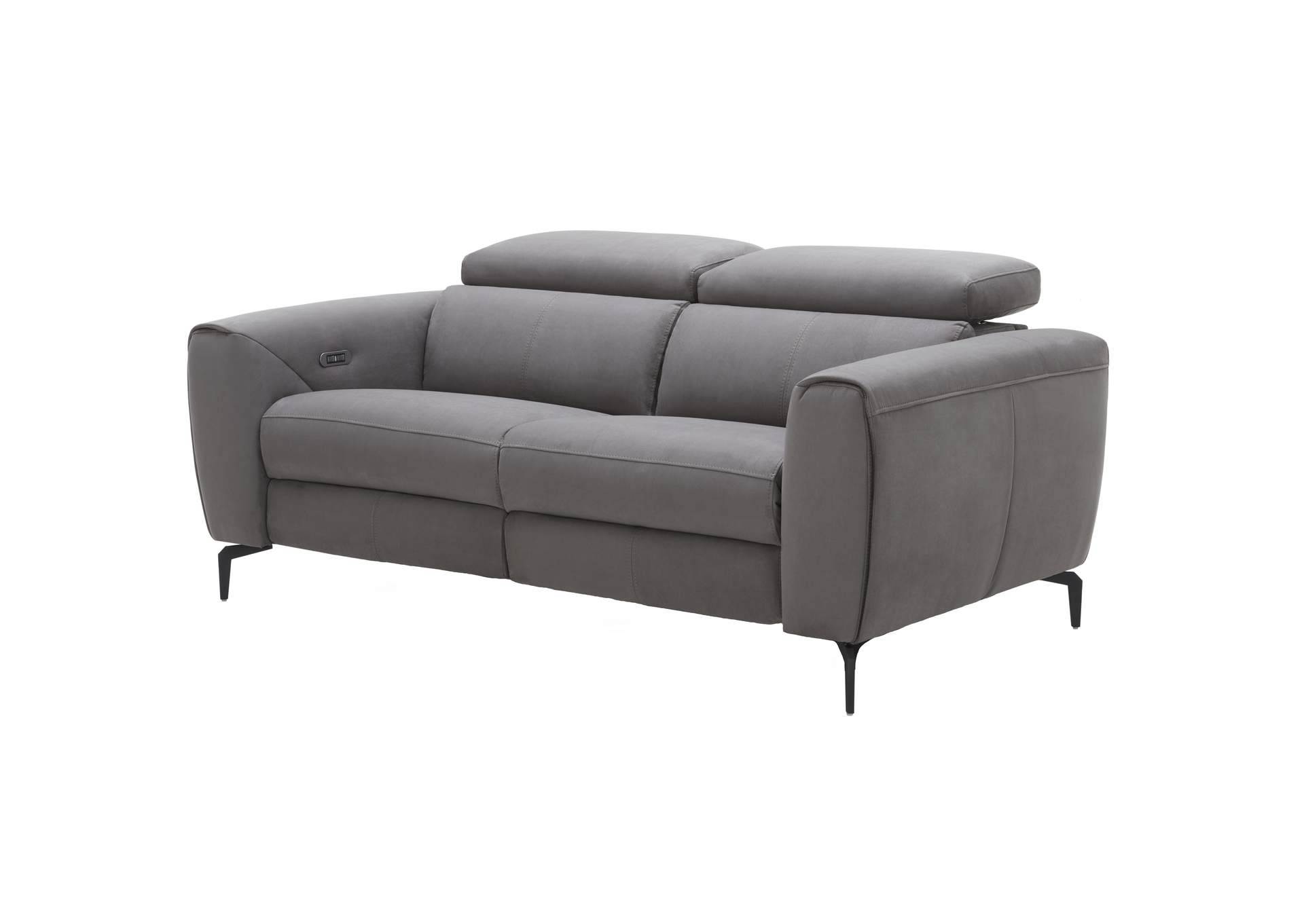 Lorenzo Grey Fabric Loveseat image 4