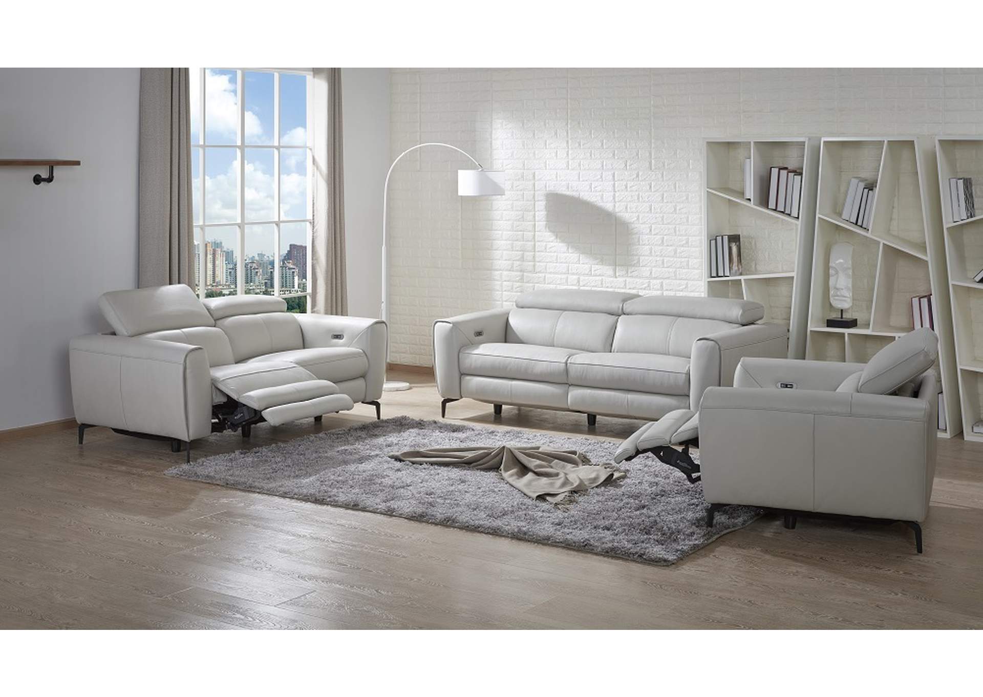 Lorenzo Chair In Light Grey image 5