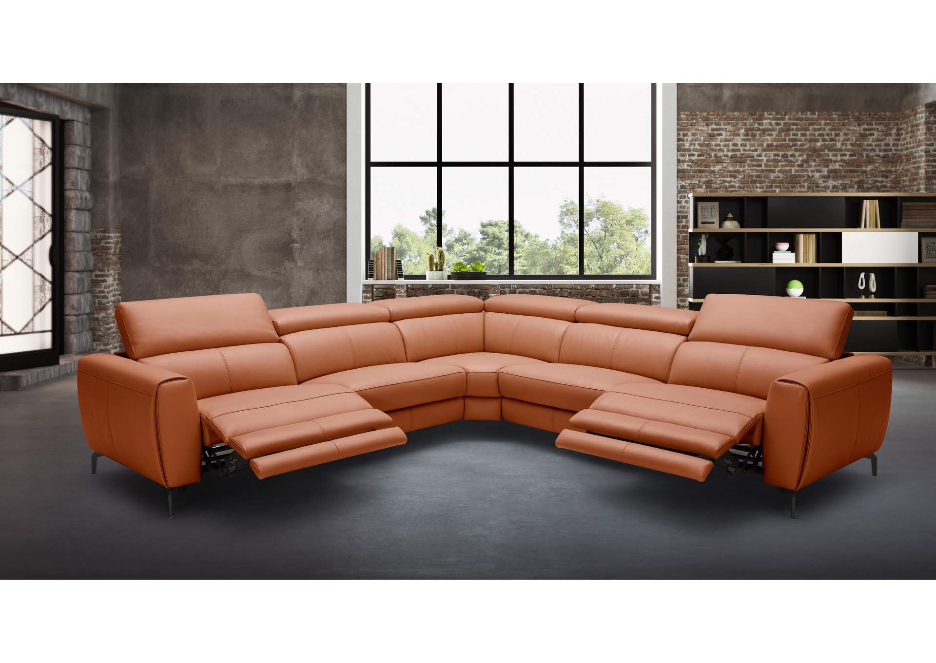 Lorenzo Sectional In Rust image 4