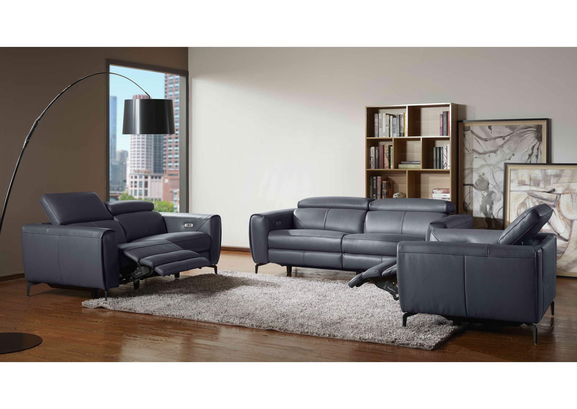 Lorenzo Sofa In Blue Grey image 5