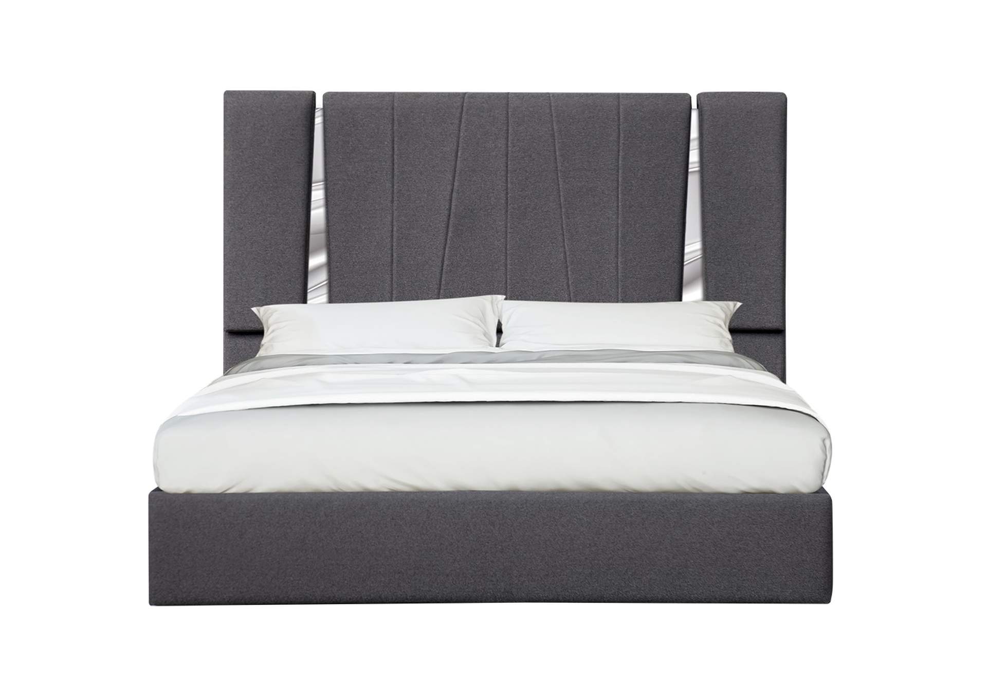 Matisse Queen Bed In Charcoal image 1