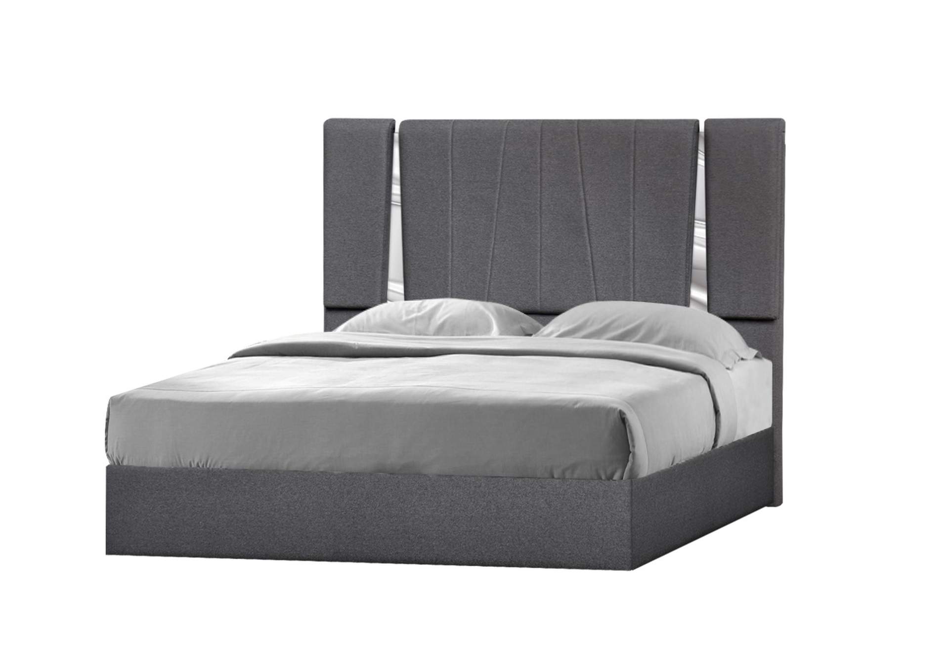 Matisse Queen Bed In Charcoal image 3