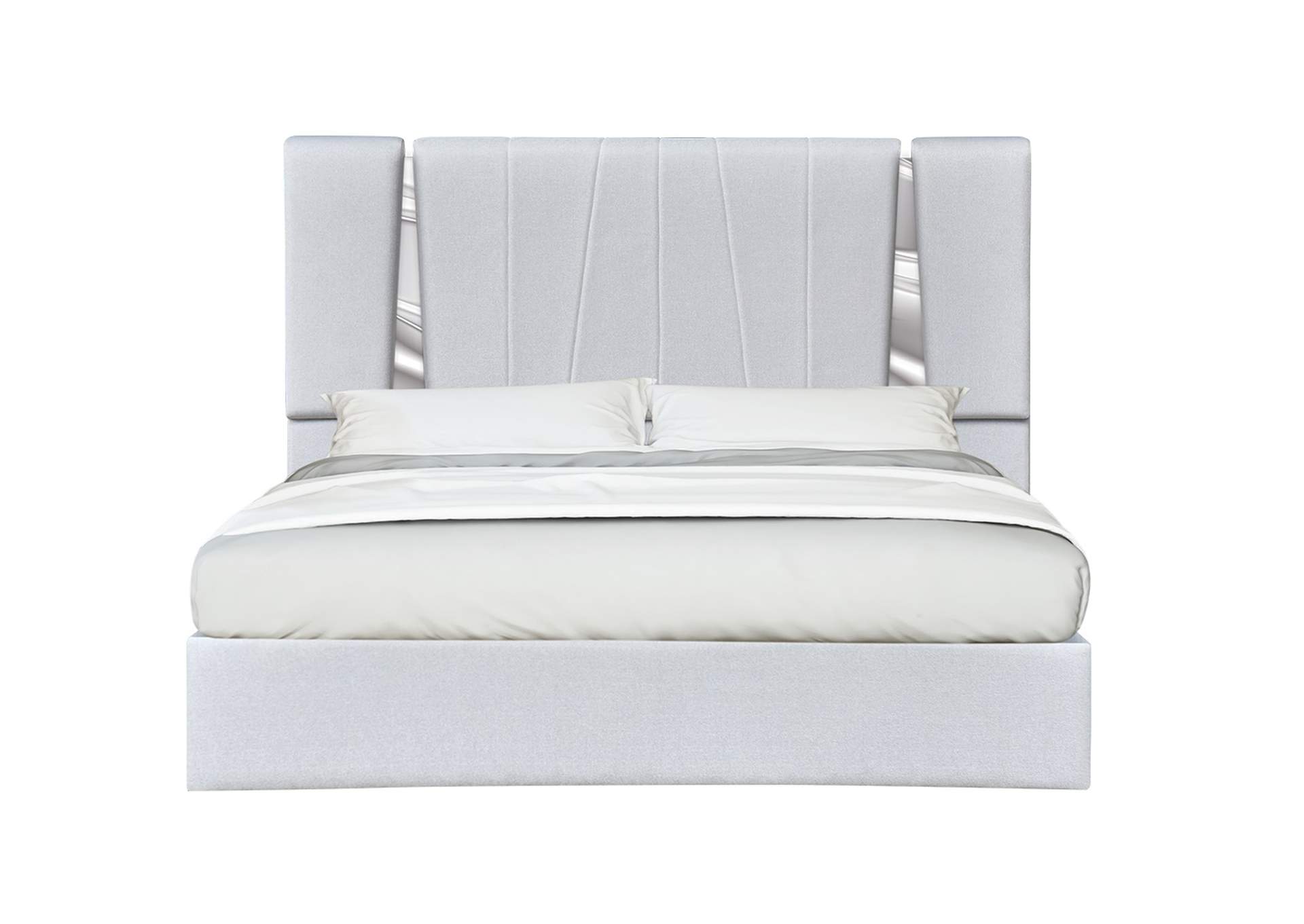 Matisse Queen Bed In Silver Grey image 1