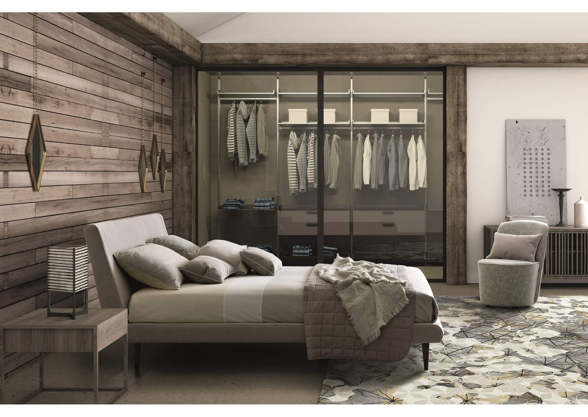Metropolitan Fabric Queen Bed image 3