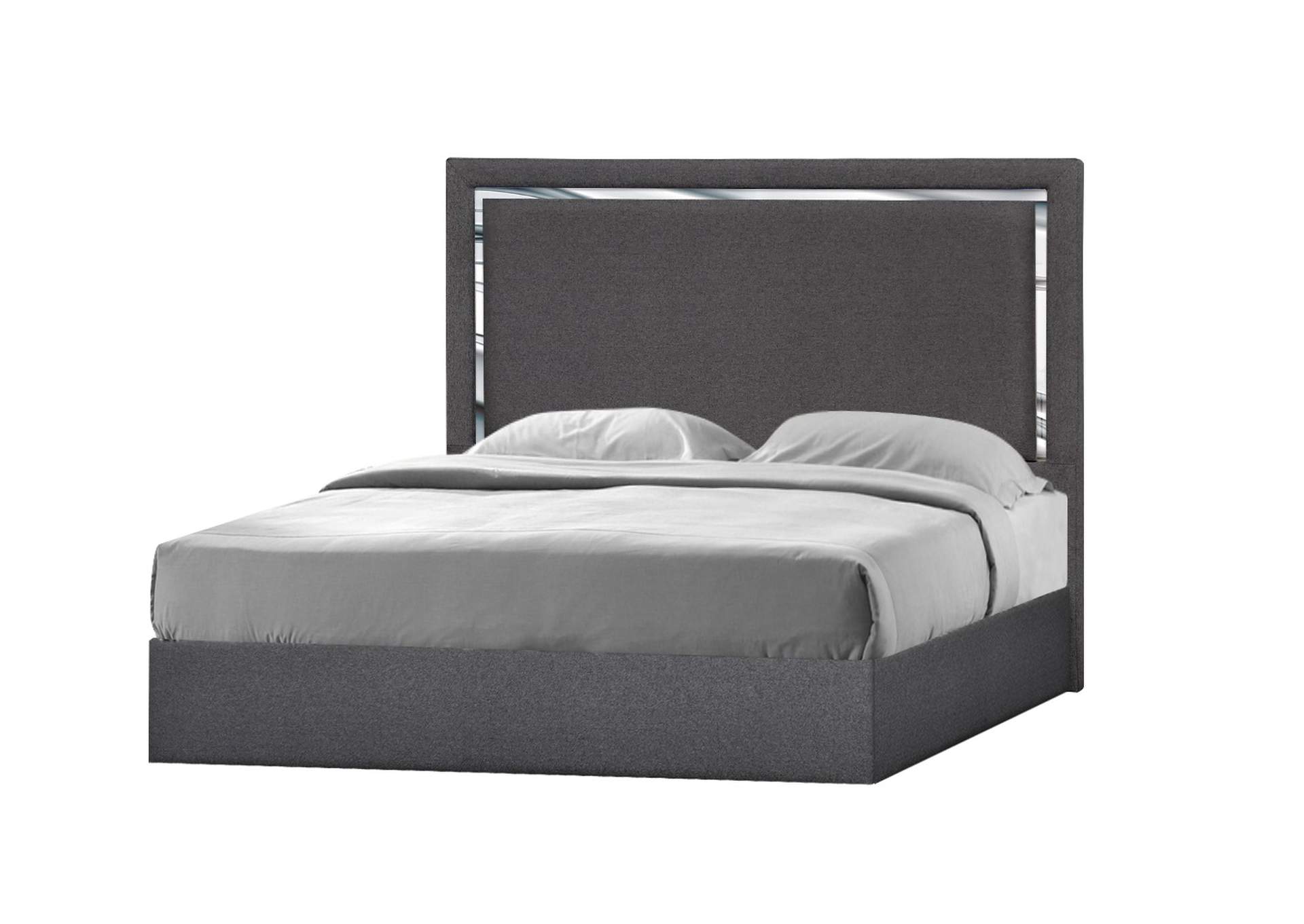 Monet King Bed In Charcoal image 3