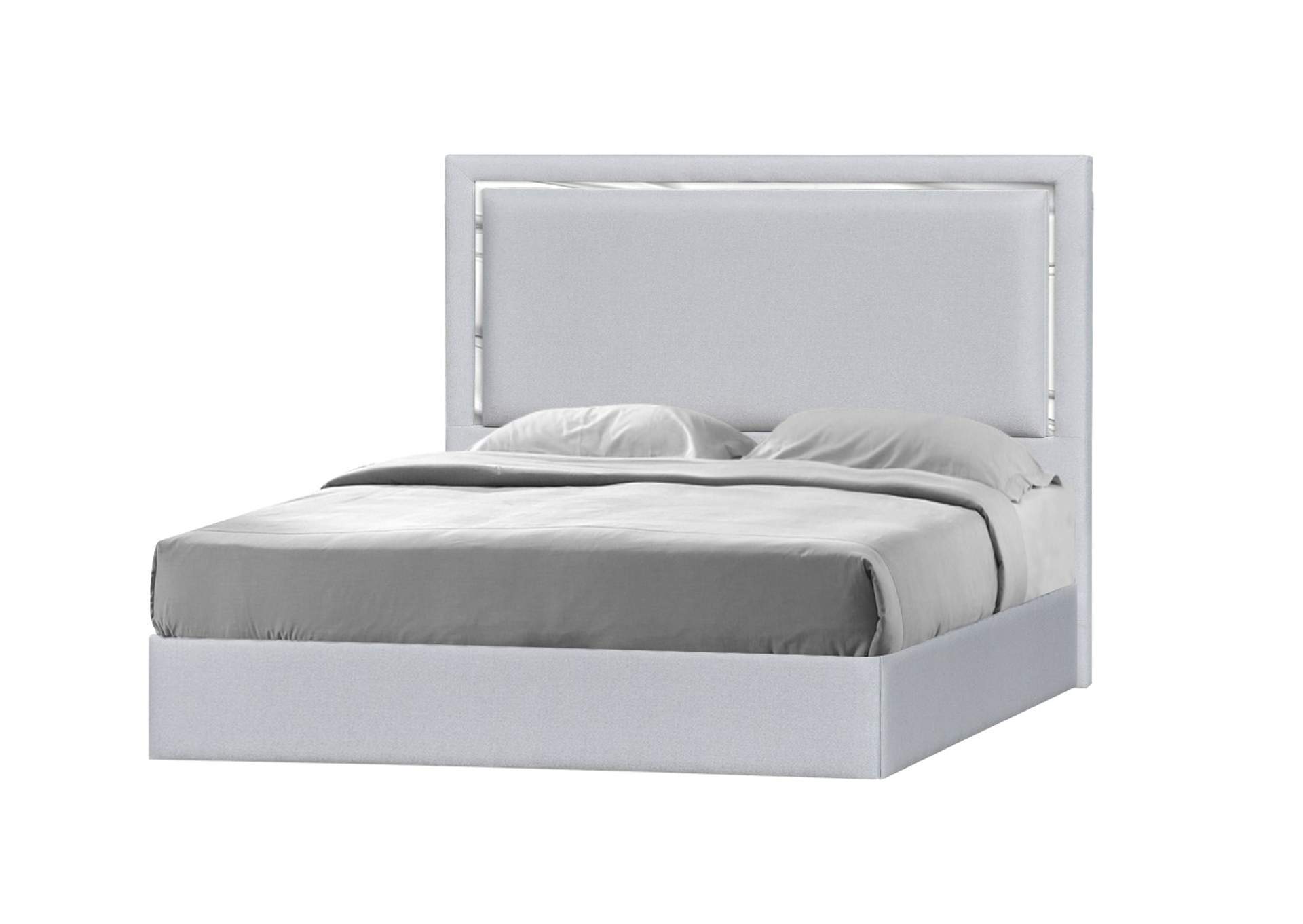 Monet Queen Bed In Silver Grey image 3
