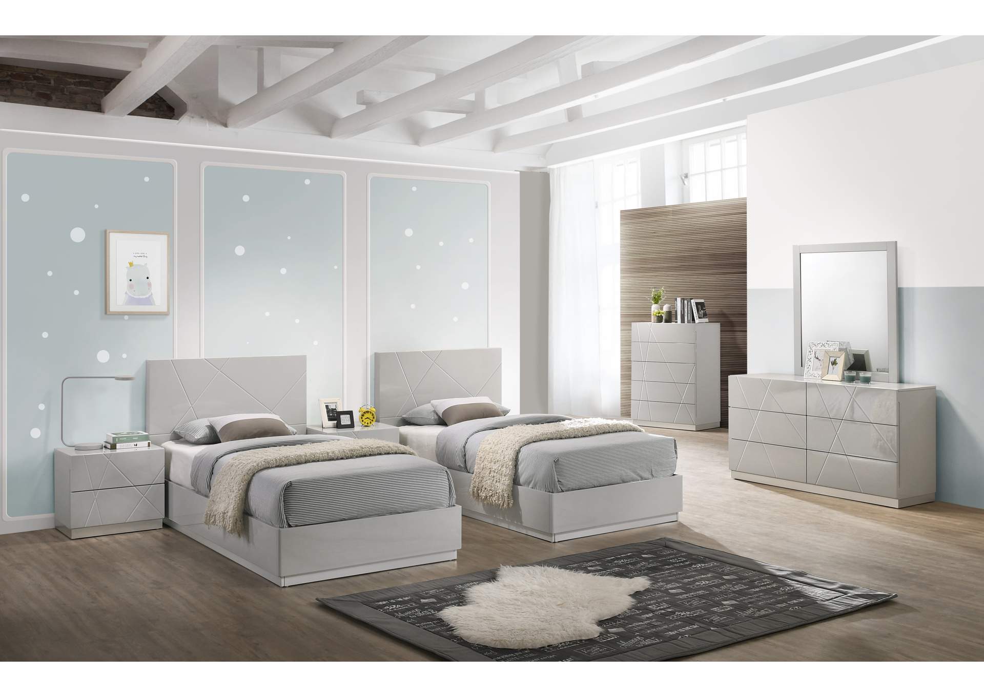 Naples Grey Full Bed image 7