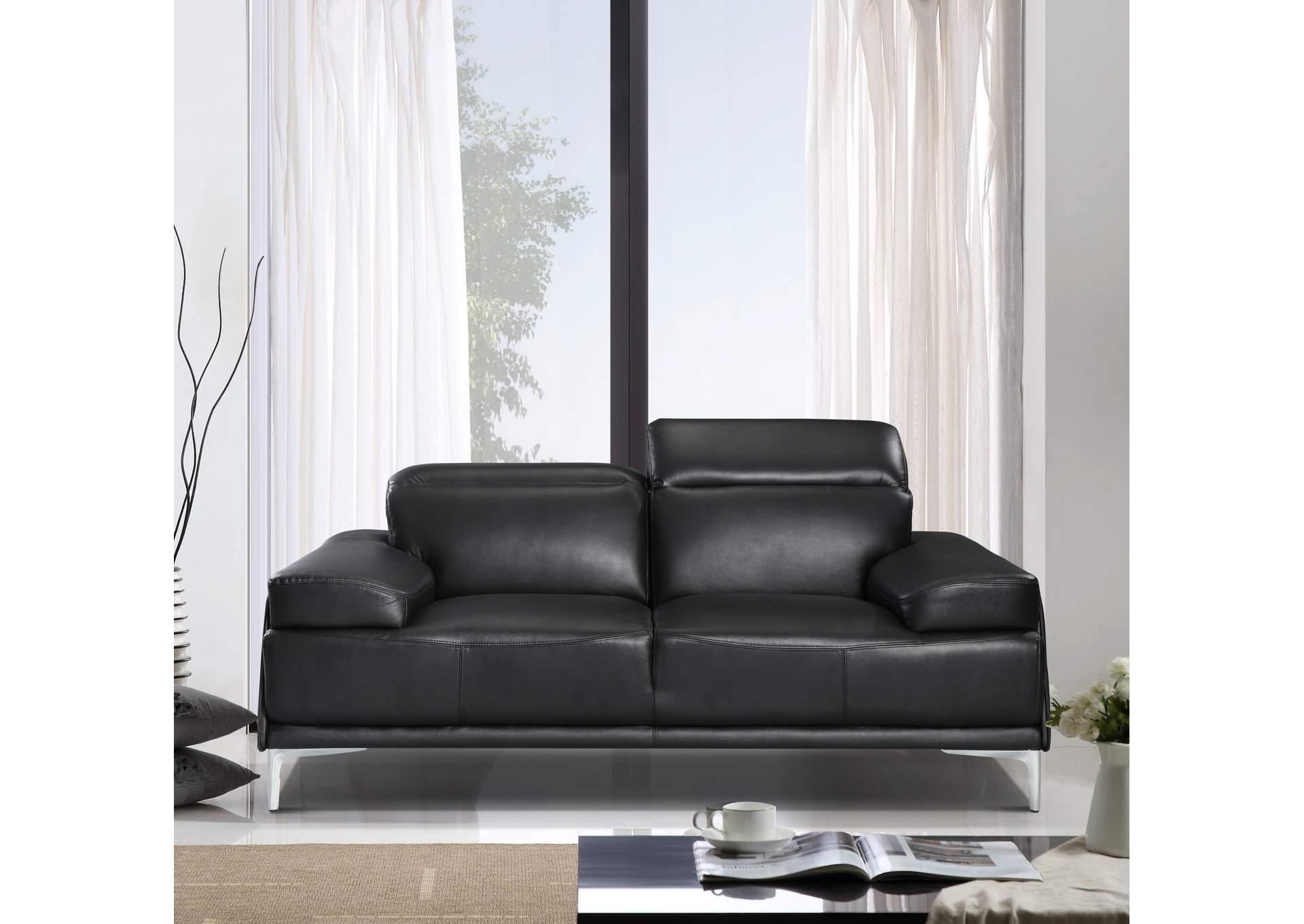 Nicolo Sofa In Black image 6