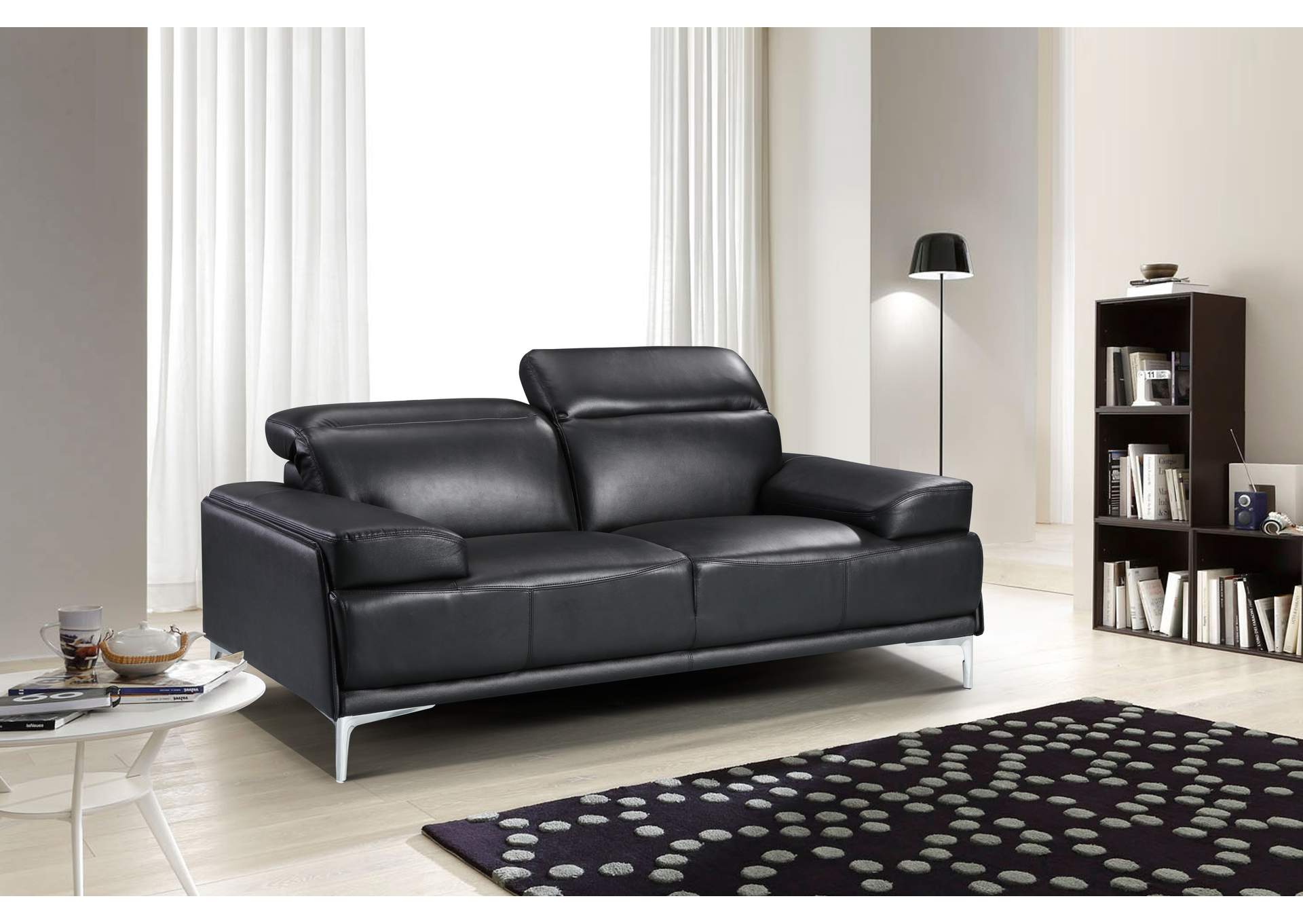 Nicolo Sofa In Black image 7