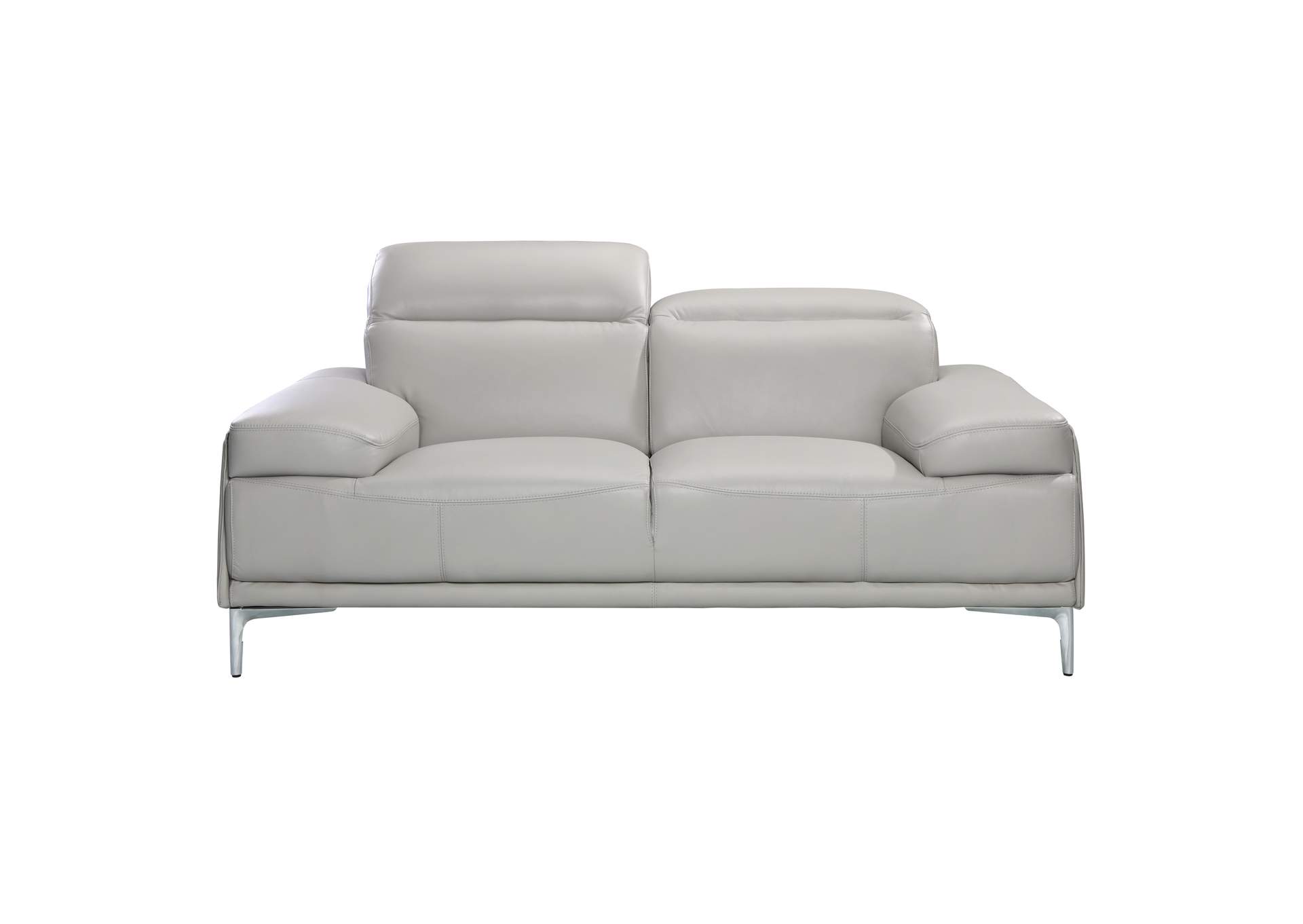 Nicolo Love Seat In Light Grey image 1