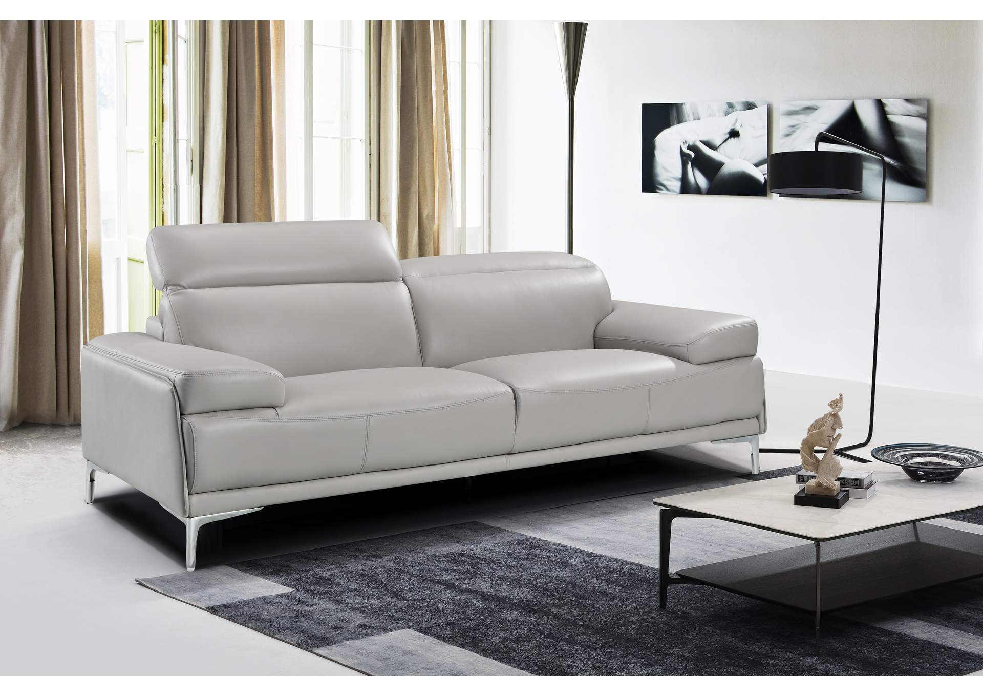 Nicolo Sofa In Light Grey image 7