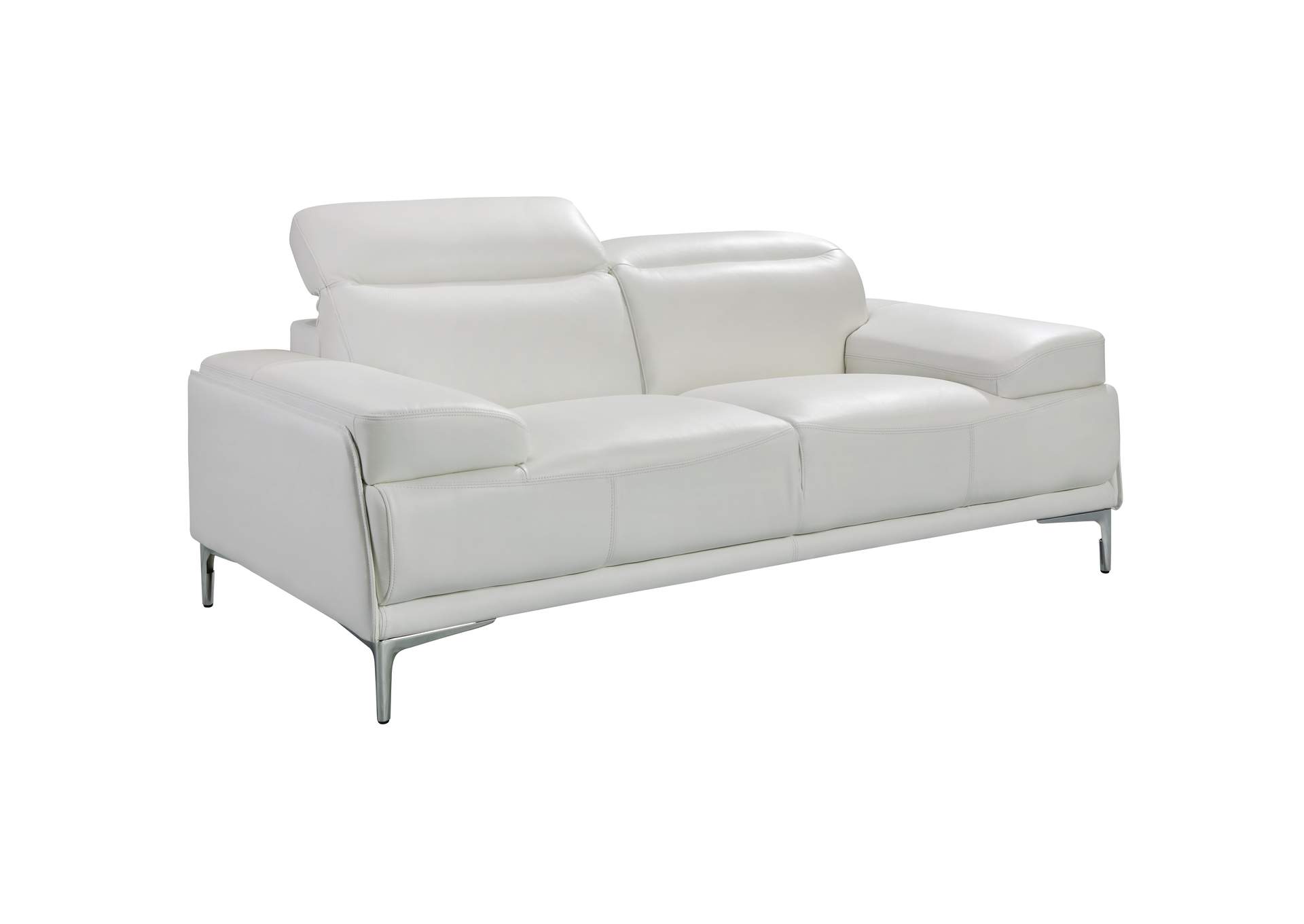 Nicolo Loveseat Seat In White image 3