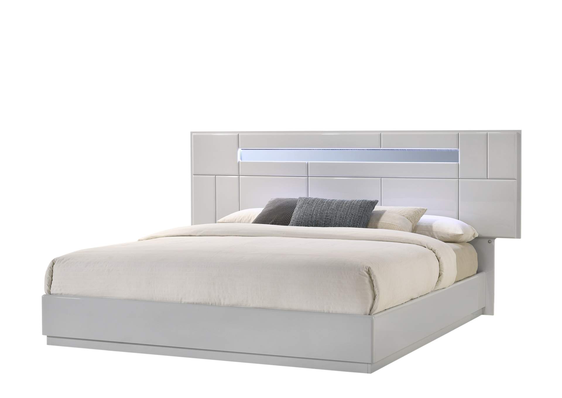 Palermo Grey Q Bed image 1