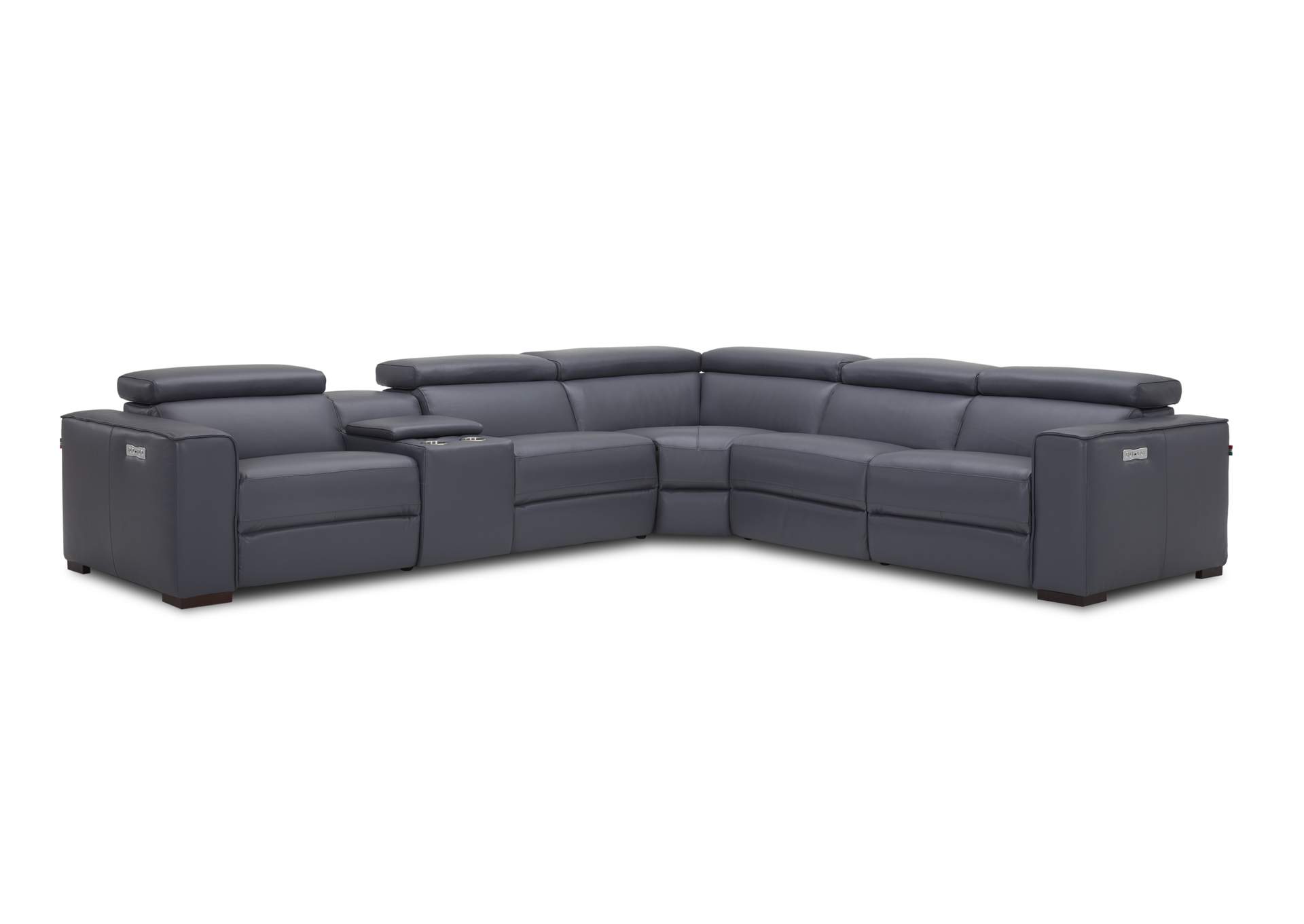 Picasso Motion Sectional In Blue Grey image 3