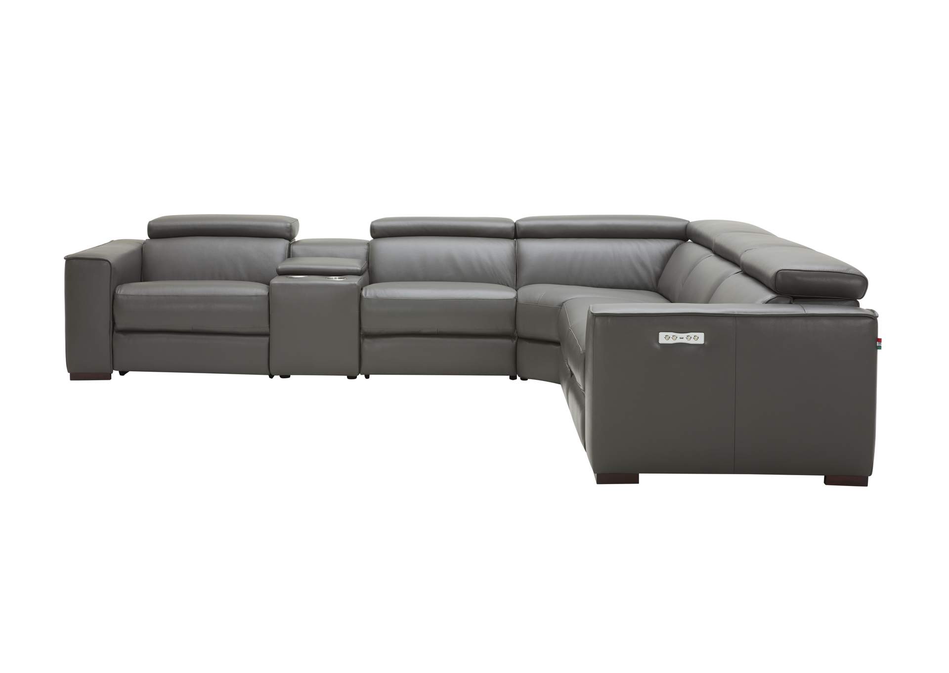 Picasso Motion Sectional In Dark Grey image 4