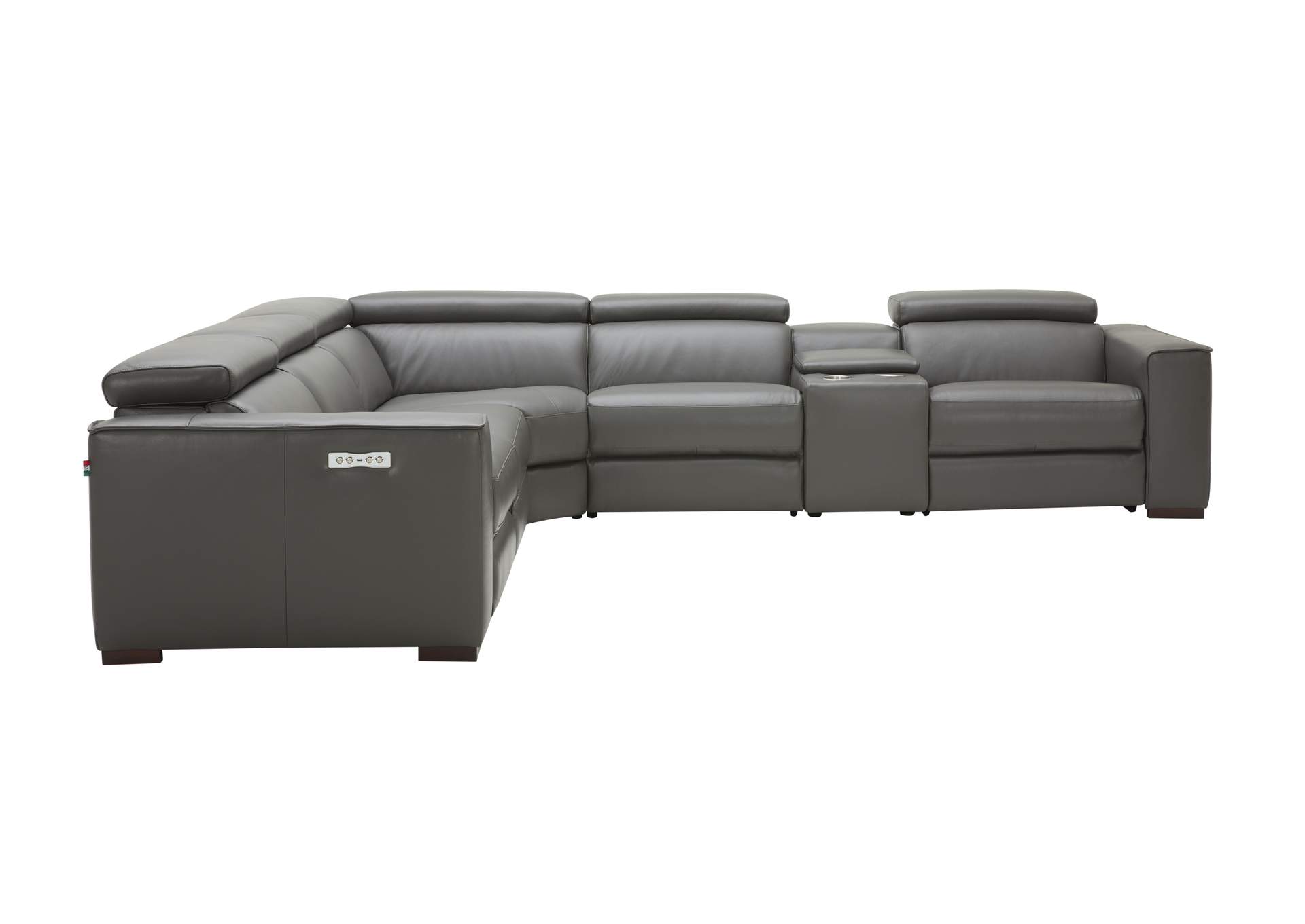 Picasso Motion Sectional In Dark Grey image 5