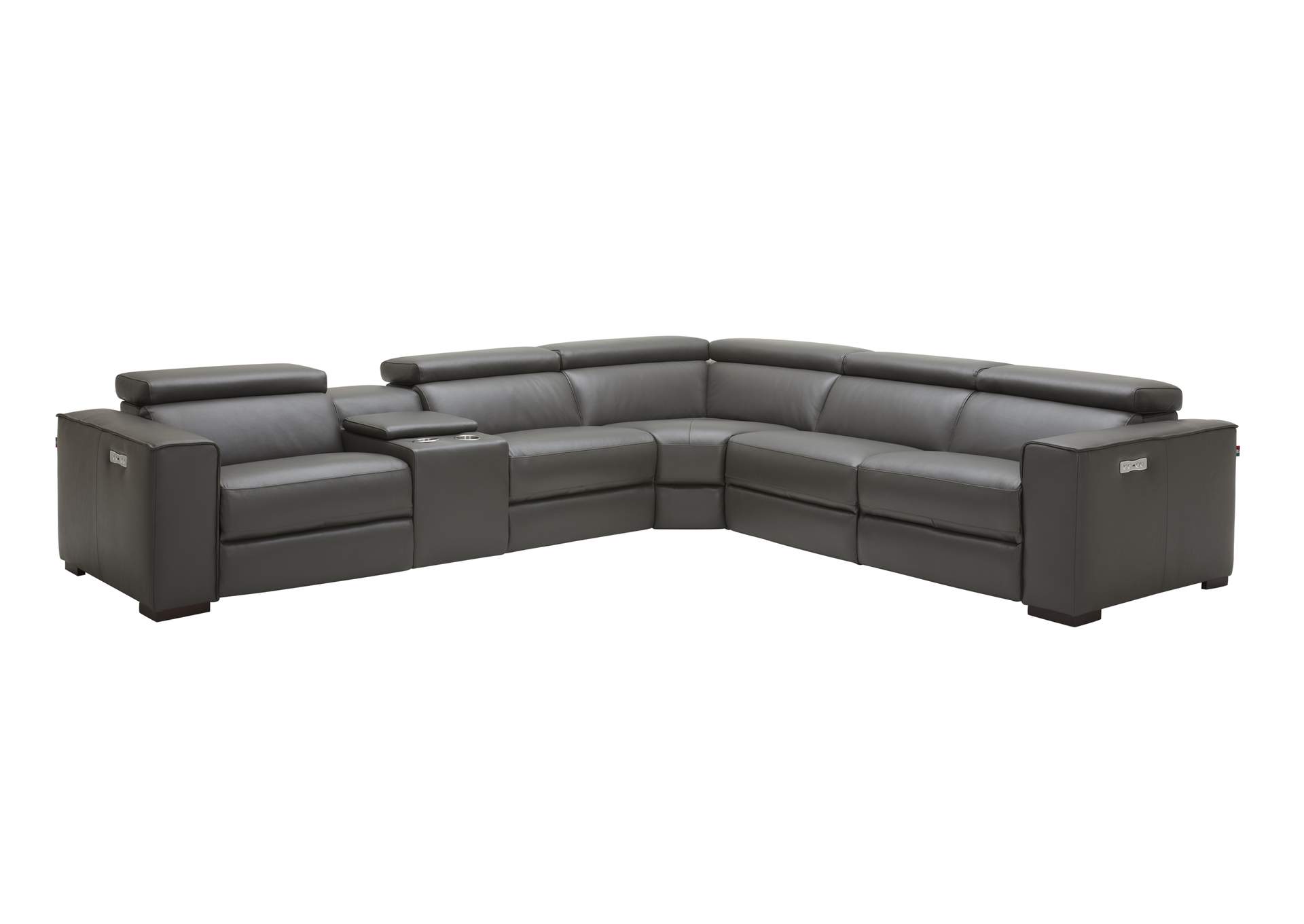 Picasso Motion Sectional In Dark Grey image 1