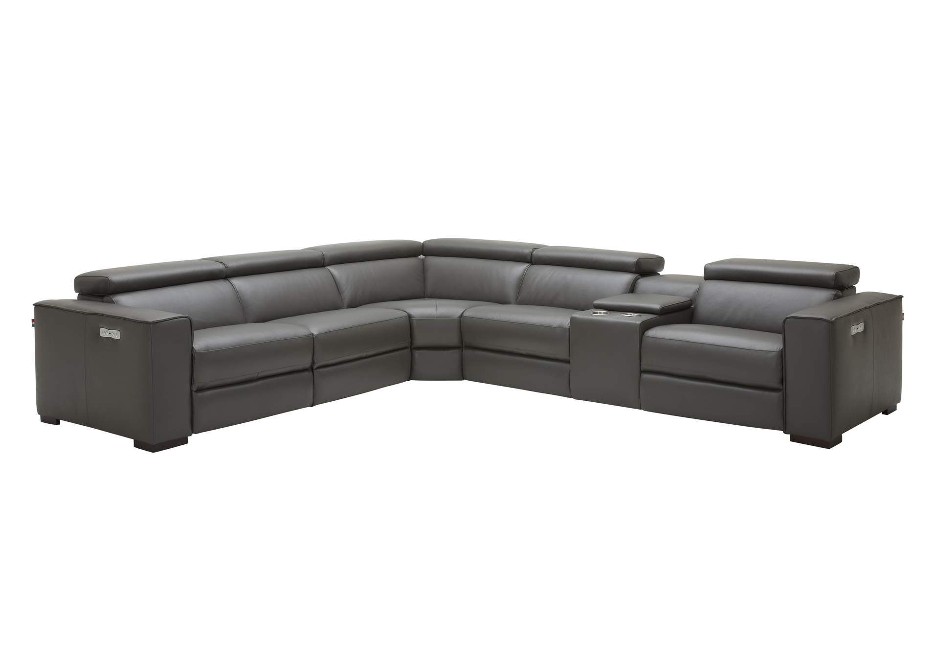 Picasso Motion Sectional In Dark Grey image 3