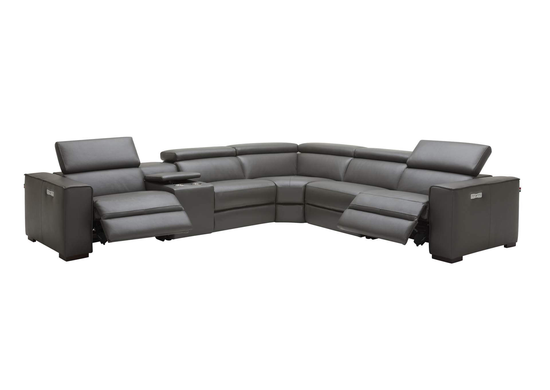 Picasso Motion Sectional In Dark Grey image 6