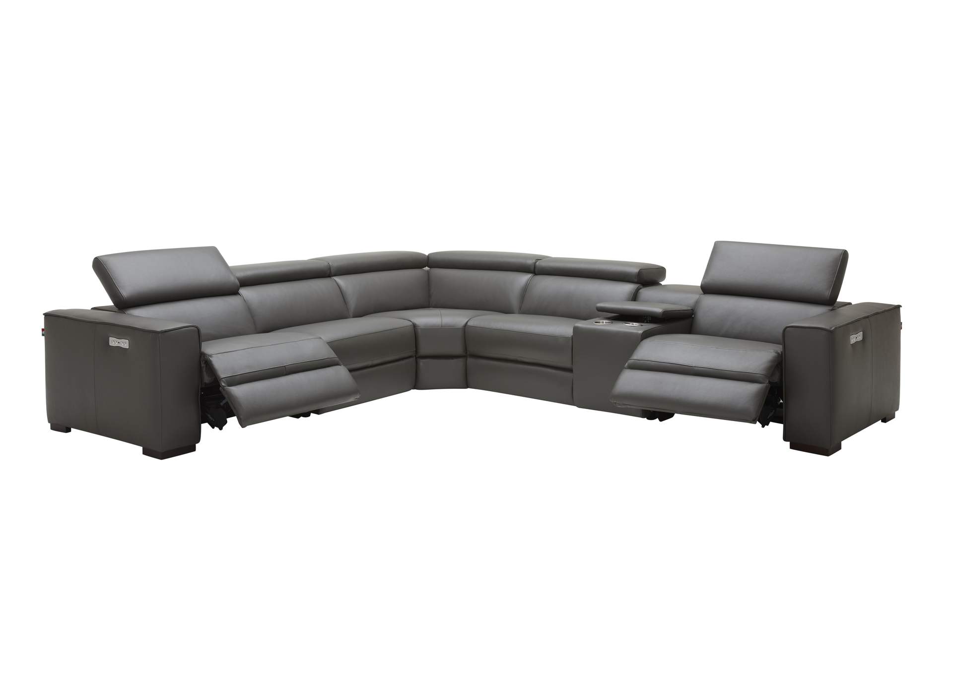 Picasso Motion Sectional In Dark Grey image 7