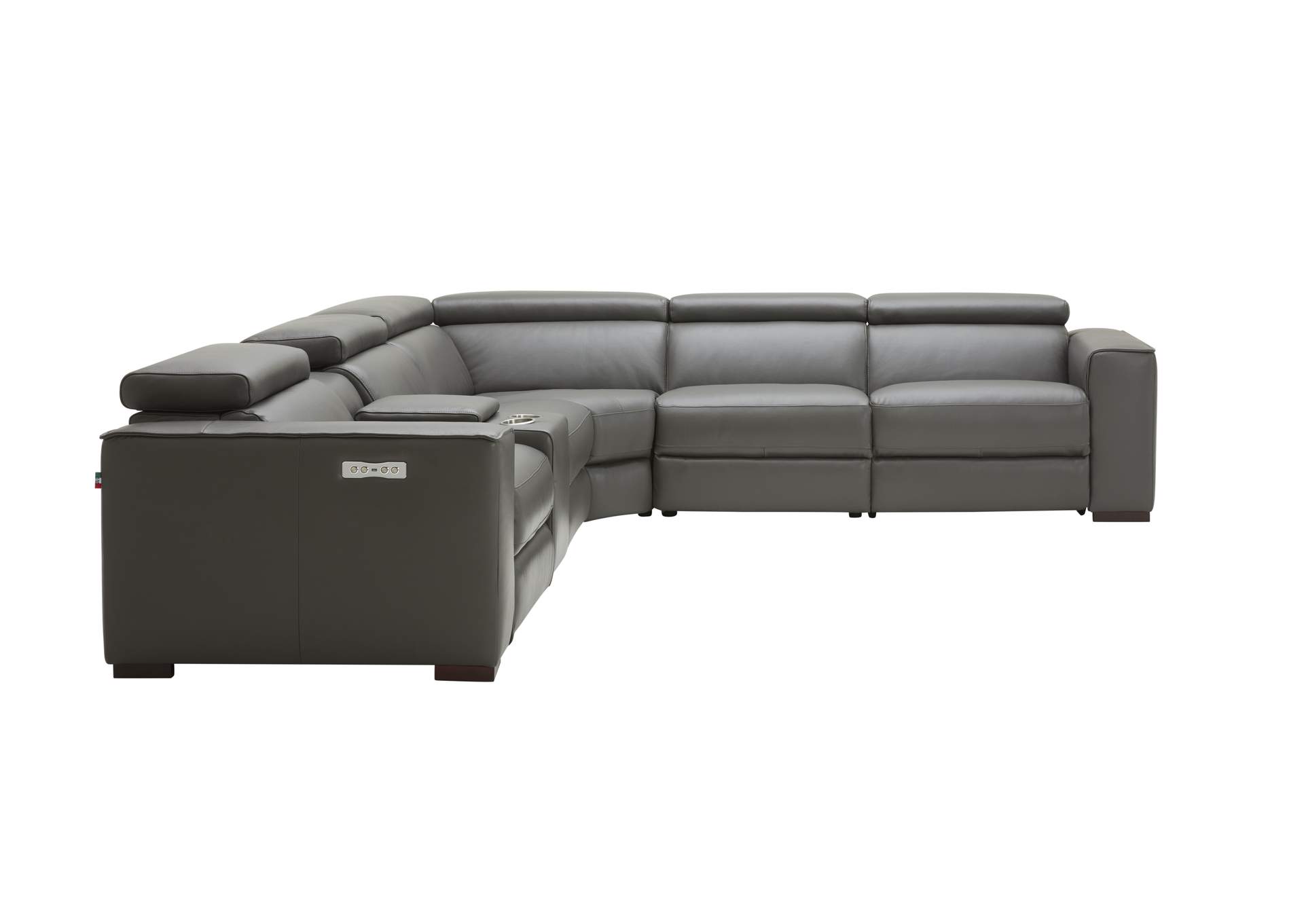 Picasso Motion Sectional In Dark Grey image 8
