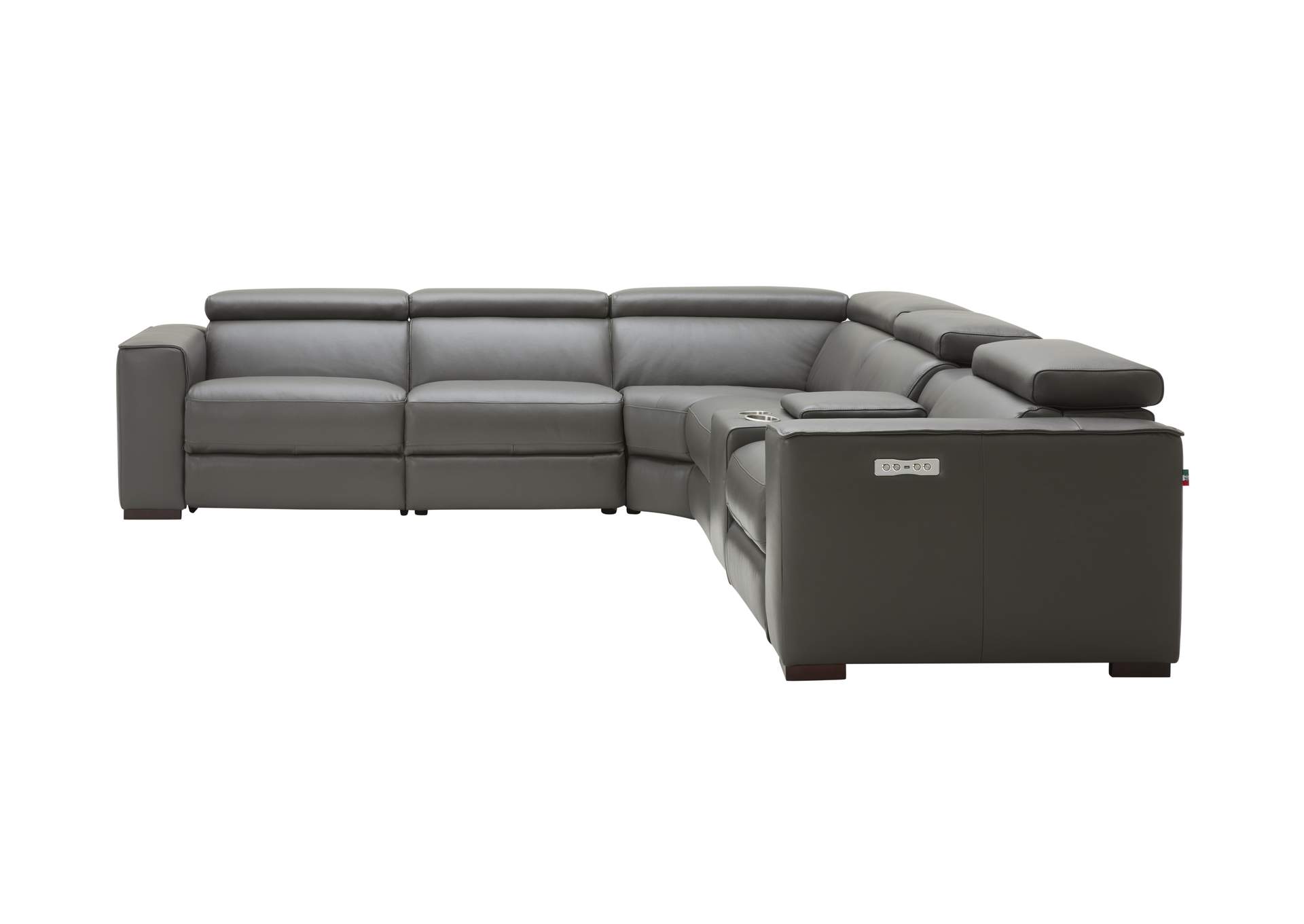 Picasso Motion Sectional In Dark Grey image 9
