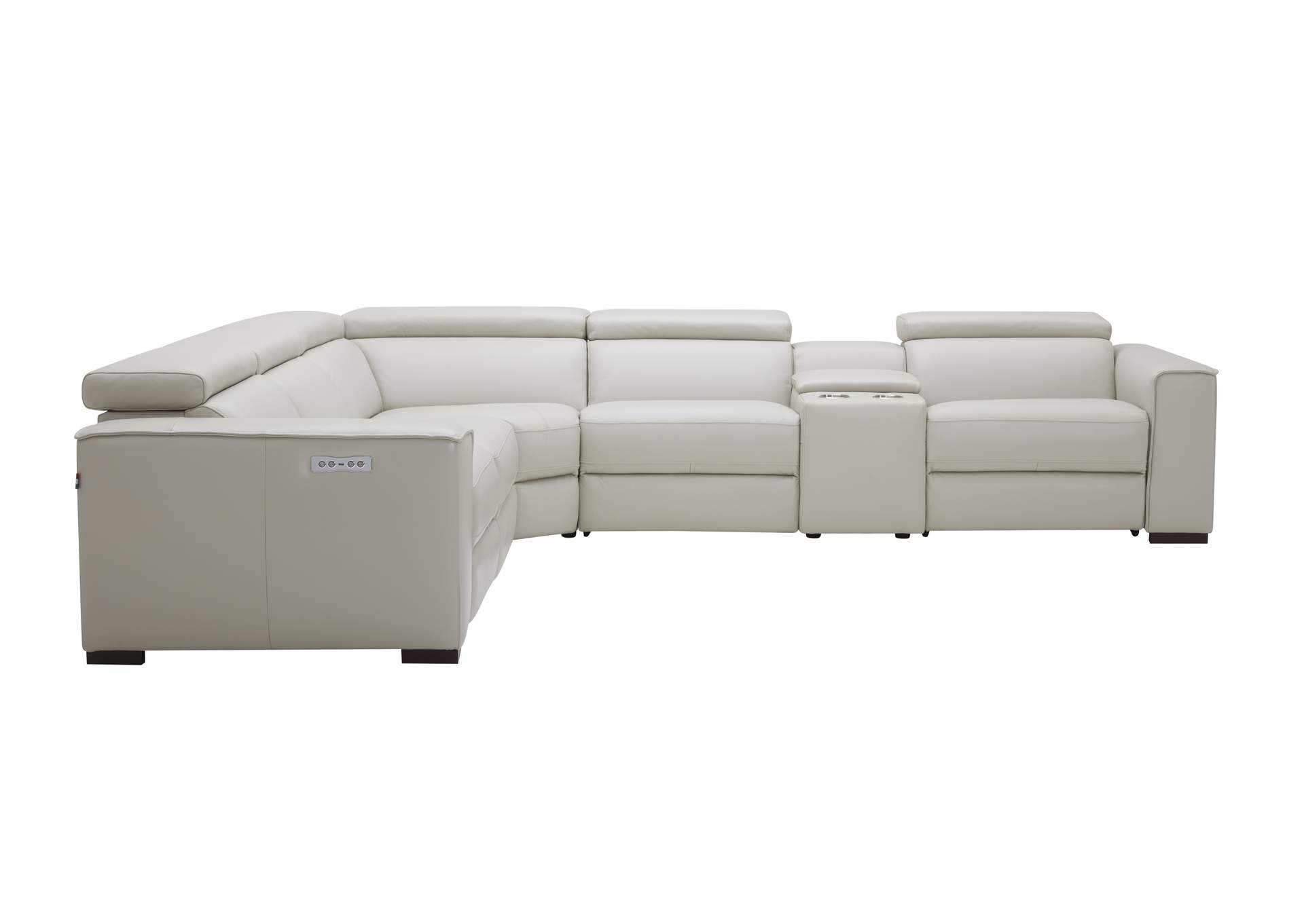 Picasso Motion Sectional In Silver Grey image 5