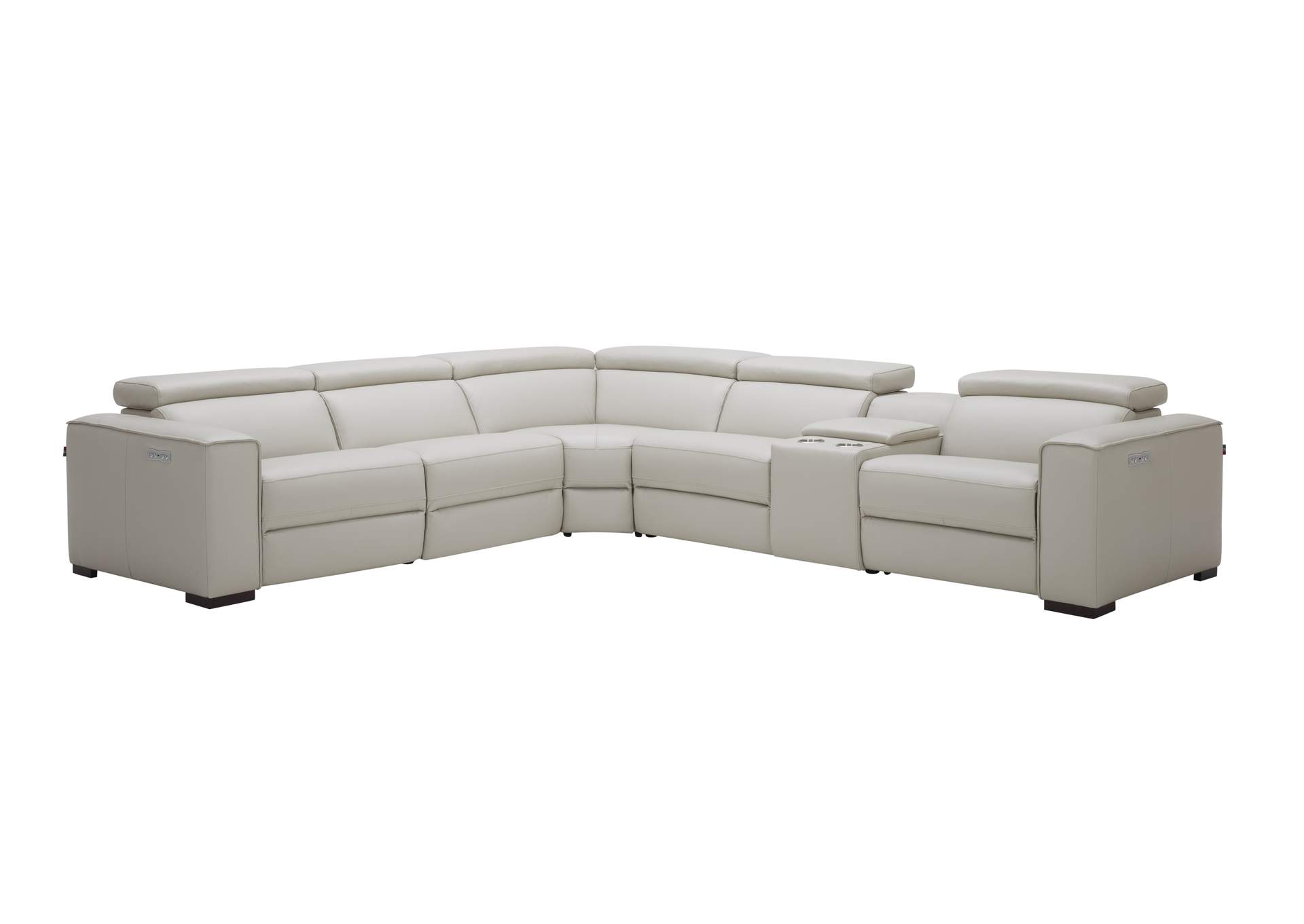 Picasso Motion Sectional In Silver Grey image 3
