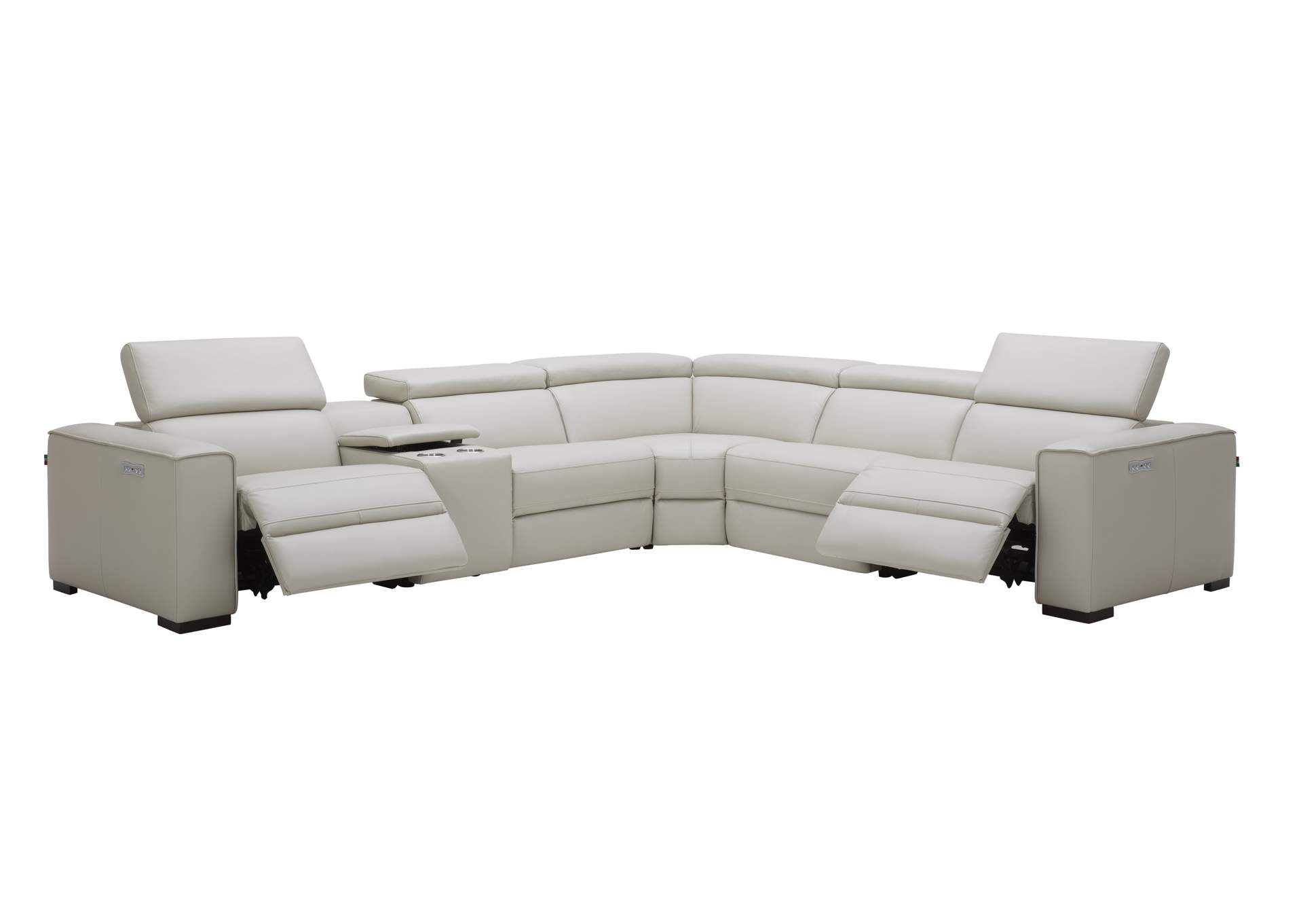 Picasso Motion Sectional In Silver Grey image 6
