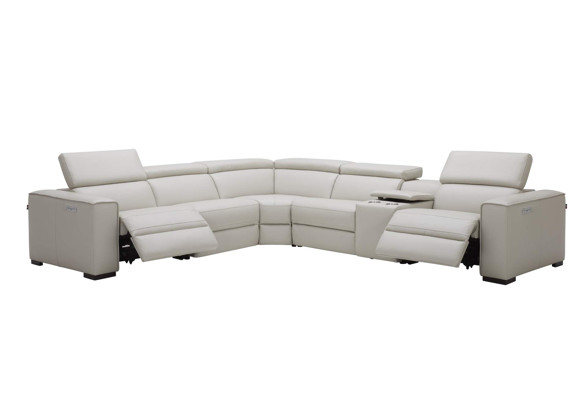 Picasso Motion Sectional In Silver Grey image 7