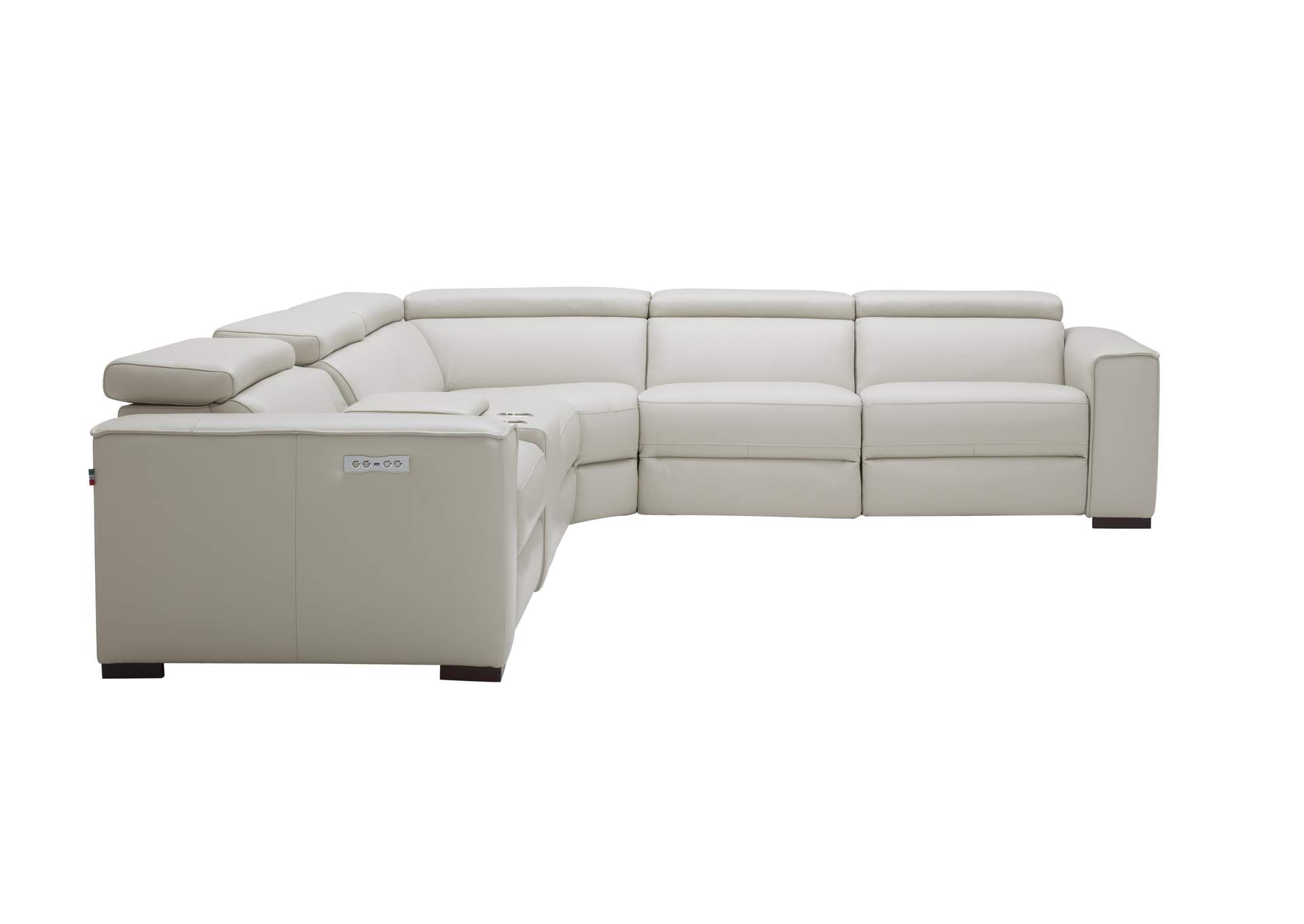 Picasso Motion Sectional In Silver Grey image 8