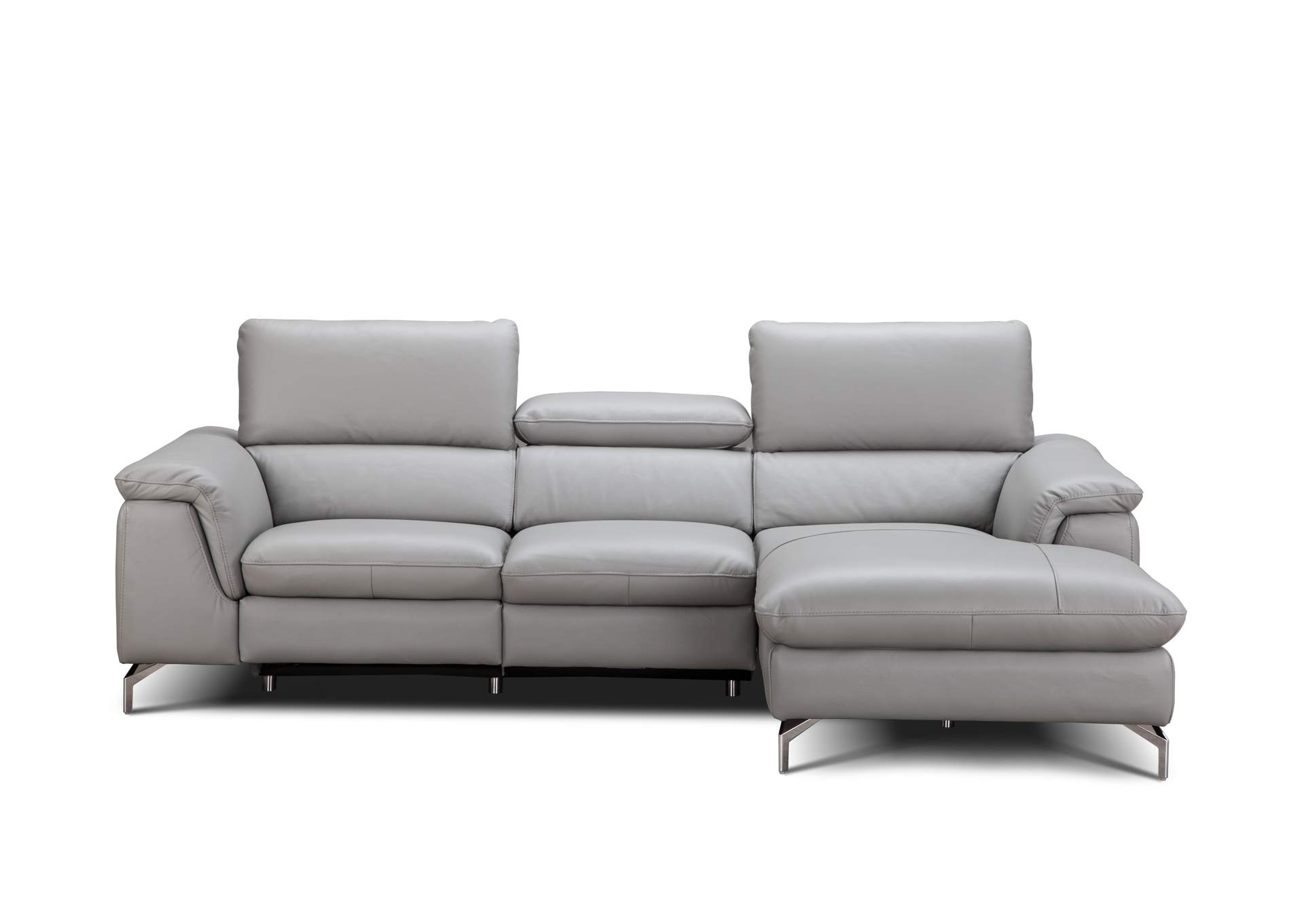 Serena Premium Leather Sectional In Right Hand Facing Chaise image 5