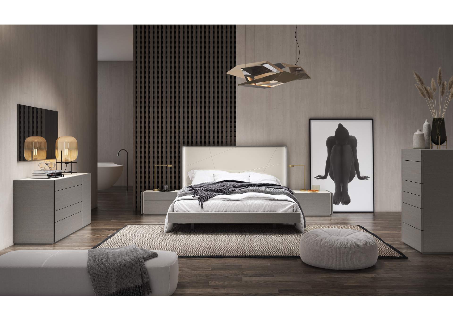 Sintra  Nightstand Left In Grey image 5