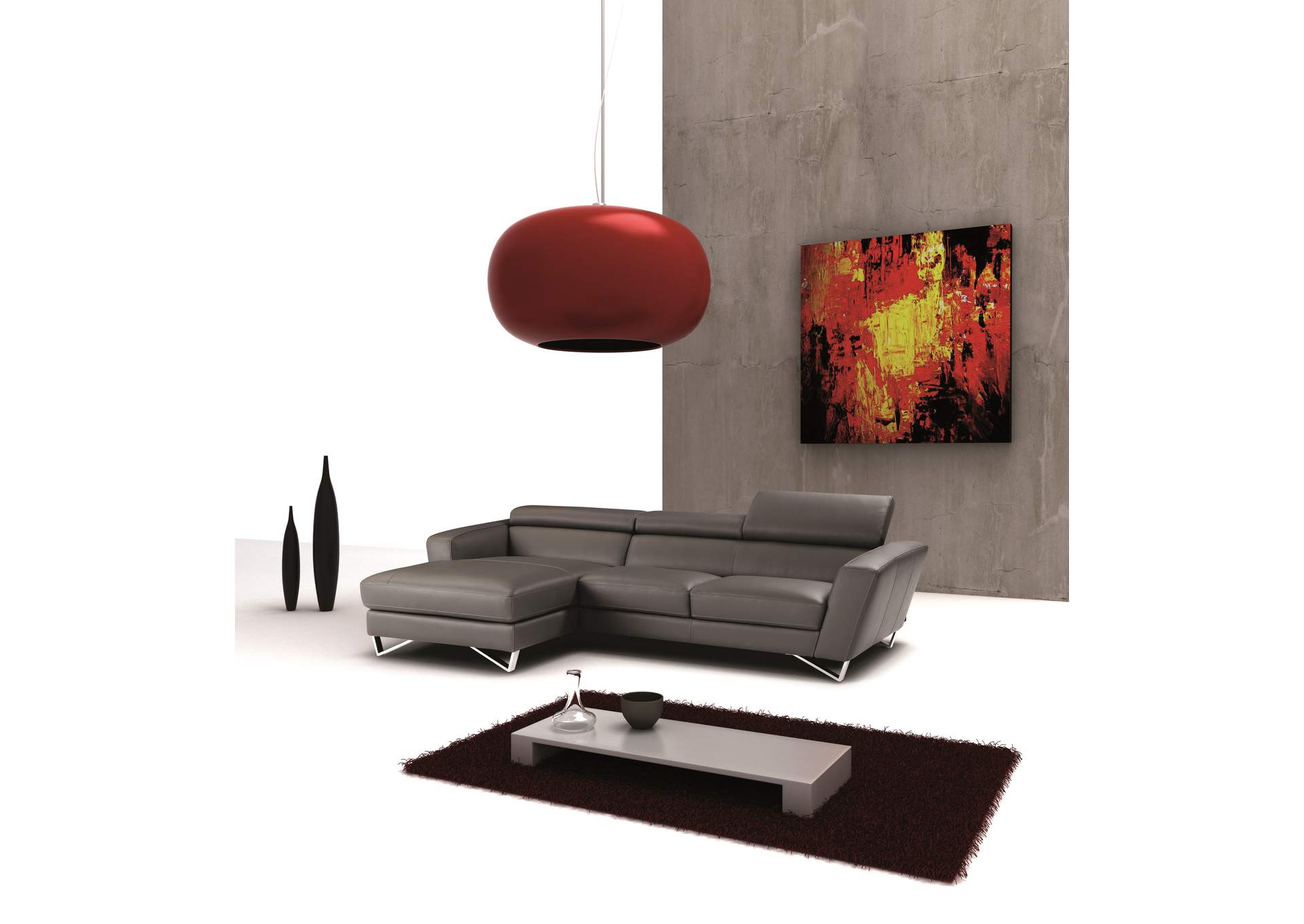 Sparta Mini Left Hand Facing Chaise In Grey image 1