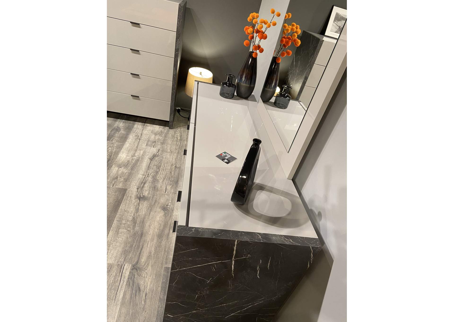 Stoneage Premium Dresser In Grigio image 6