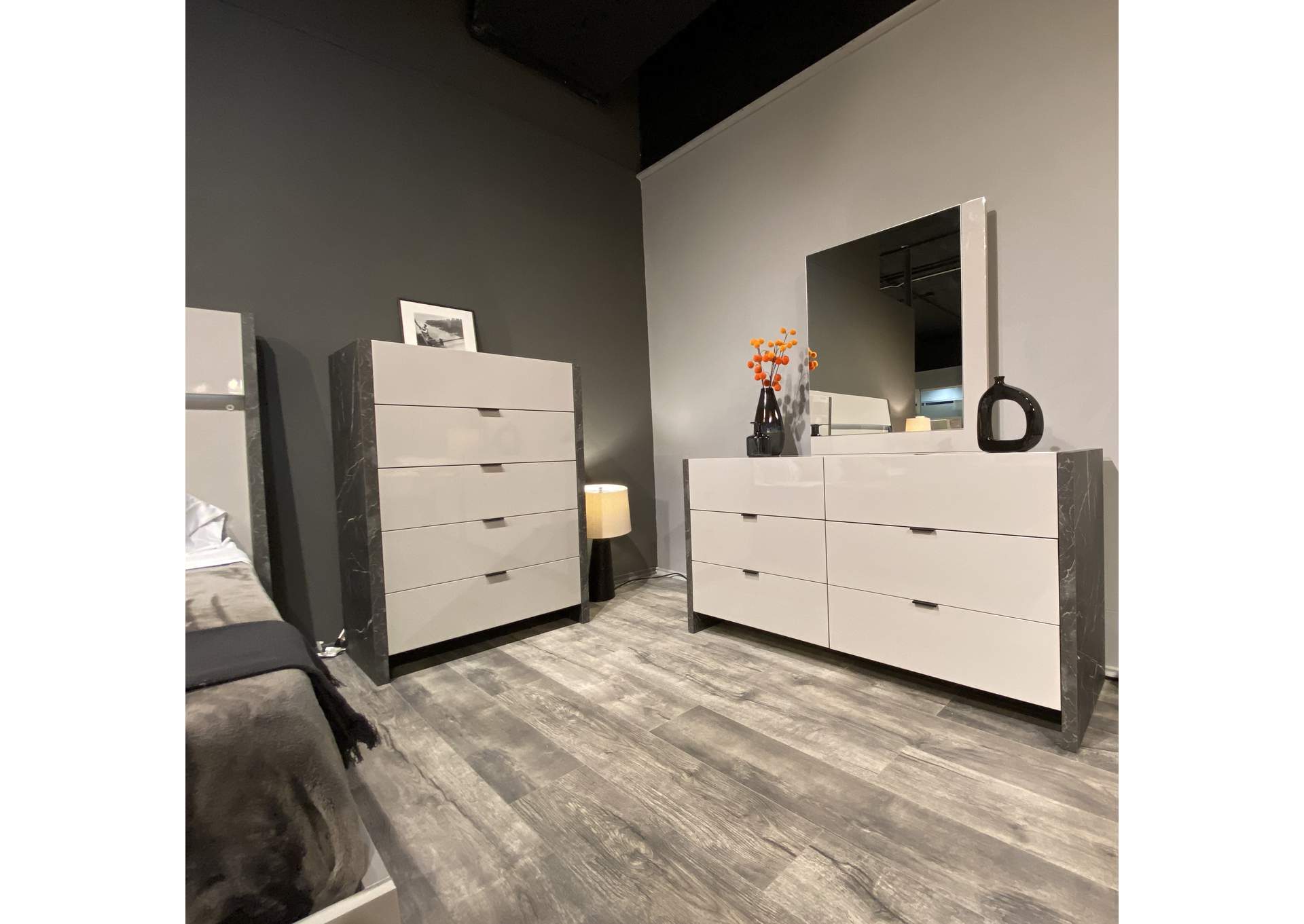 Stoneage Premium Dresser In Grigio image 3