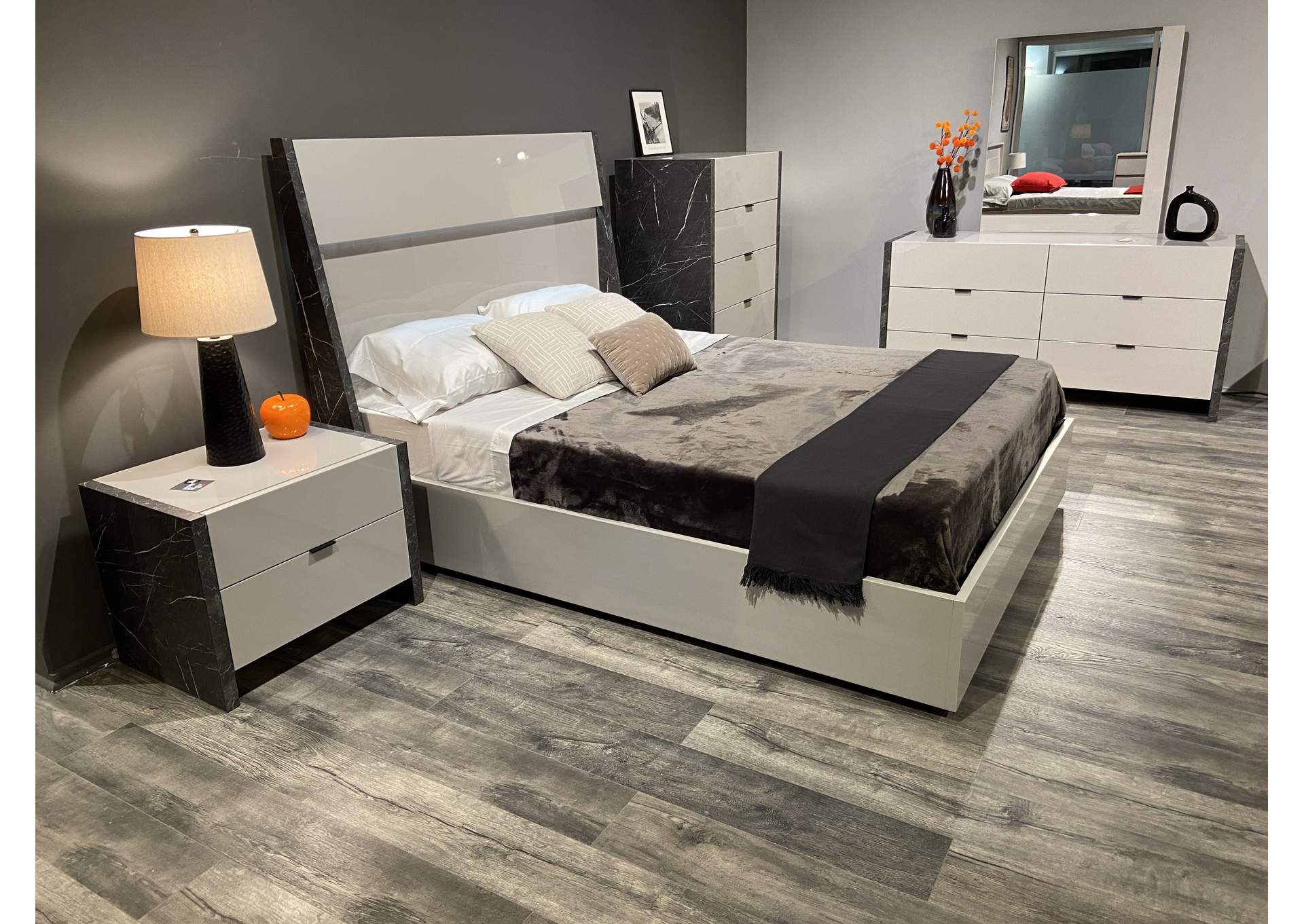 Stoneage Premium King Bed In Lights Grigio image 4