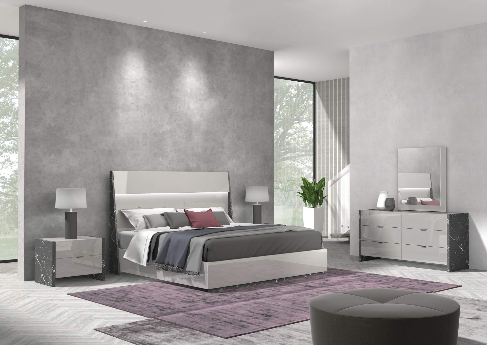 Stoneage Premium King Bed In Lights Grigio image 3
