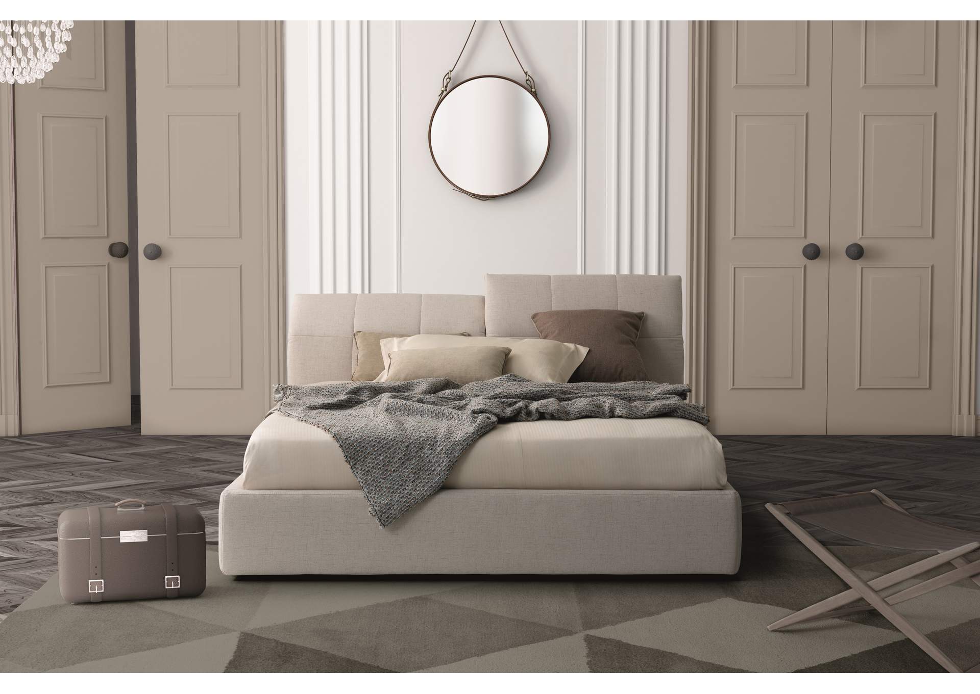 Tower K Storage Bed C54 Beige image 4