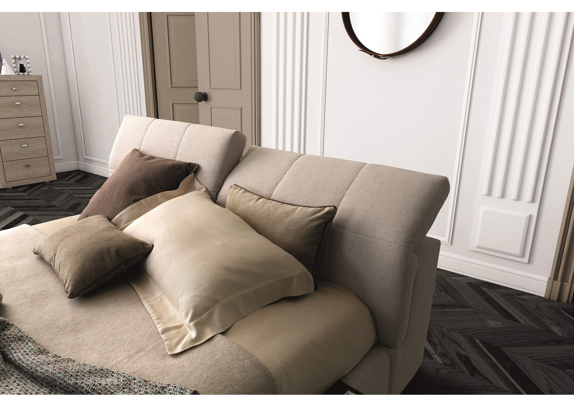 Tower K Storage Bed C54 Beige image 6