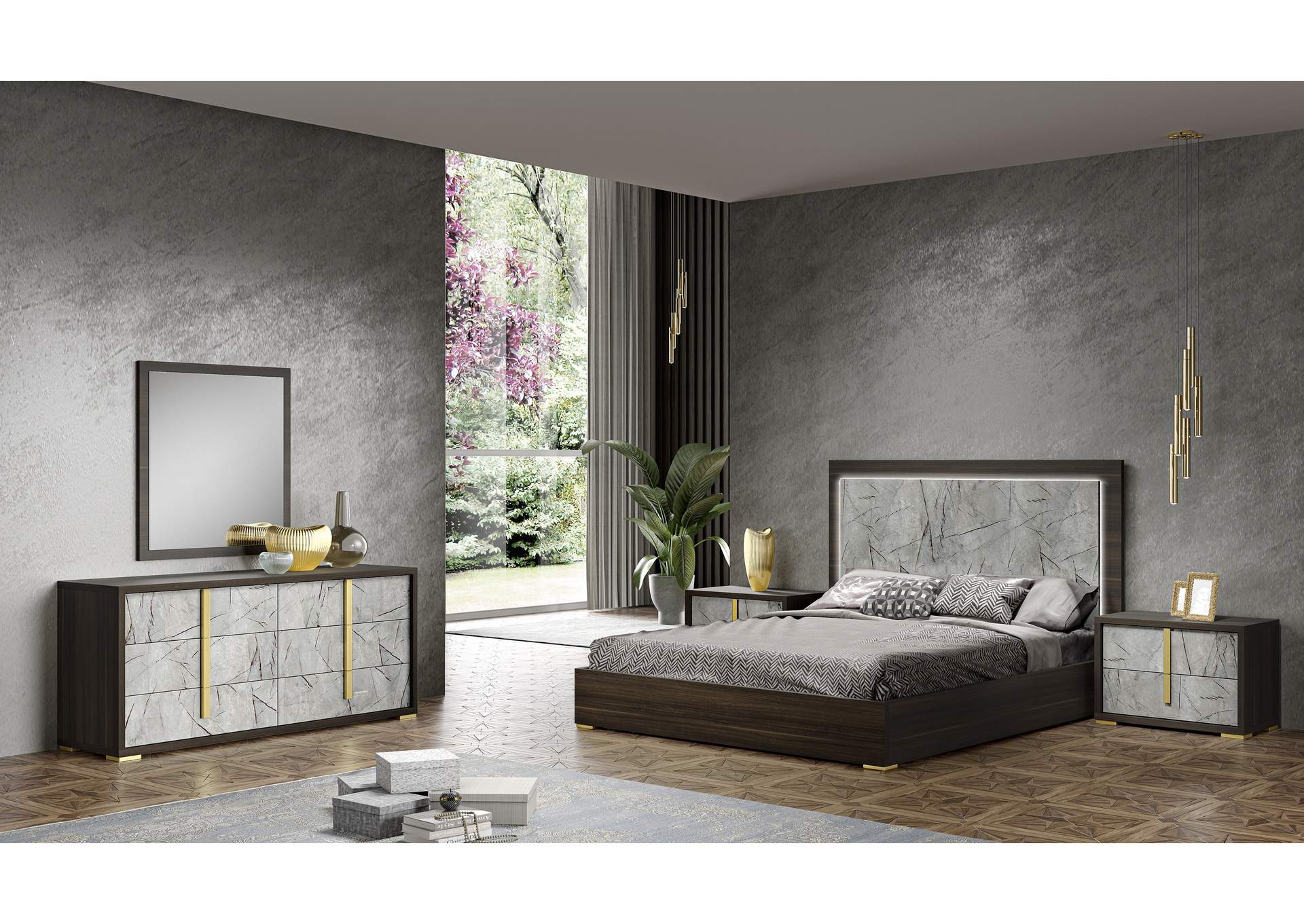 Travertine Queen Bed image 3