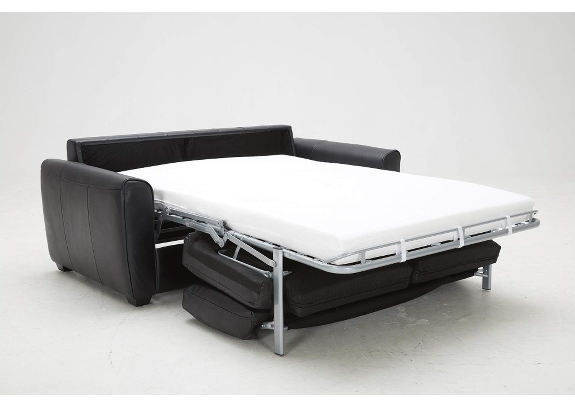 Ventura Sofa Bed In Black Leather image 4