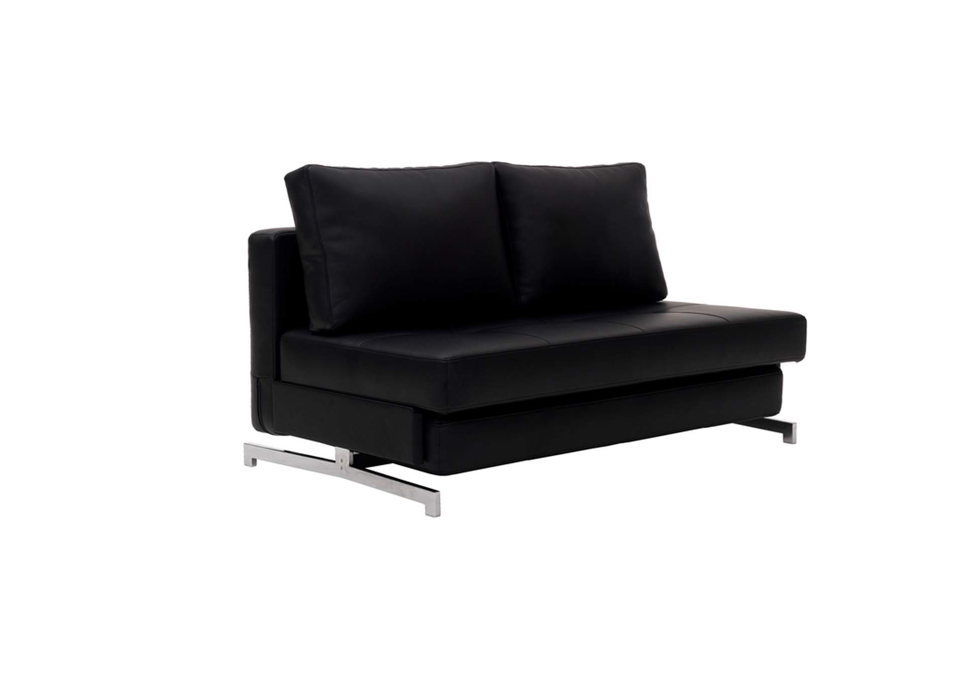 Premium Sofa Bed K43 - 2 In Black Leatherette image 1