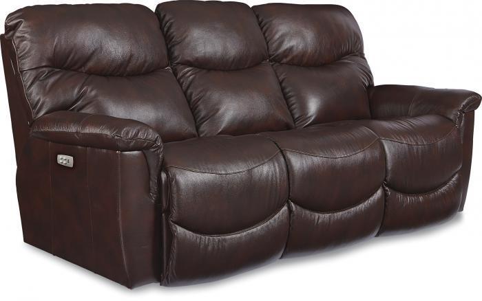 La-Z-Boy James Power Headrest & Power Reclining Leather Sofa U44521 LB152079 image 1