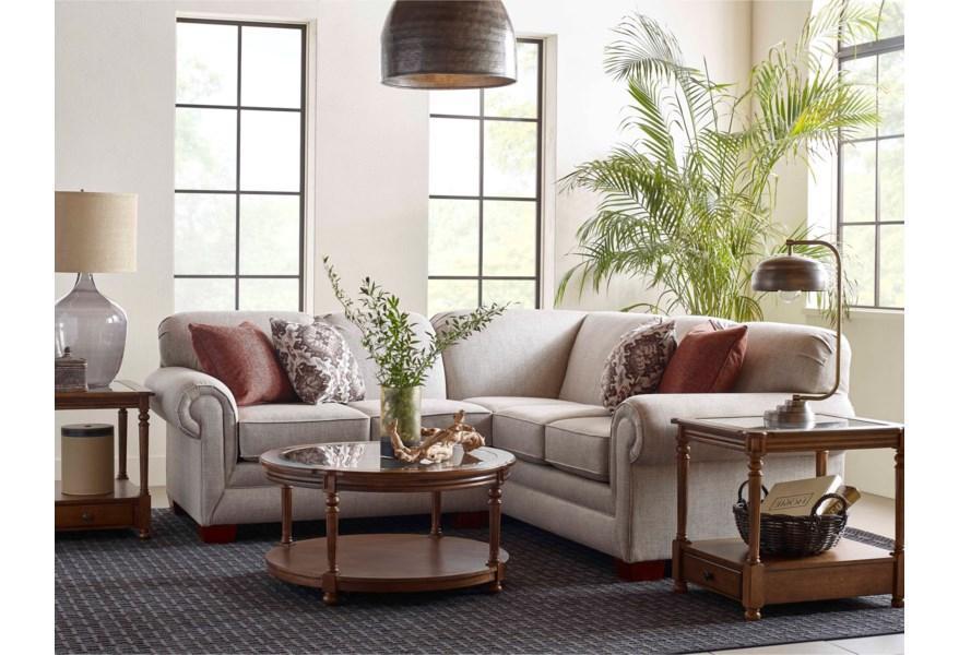 England Monroe Sectional (2 Piece) *CUSTOMIZE YOUR FABRIC AND PILLOWS!* image 1