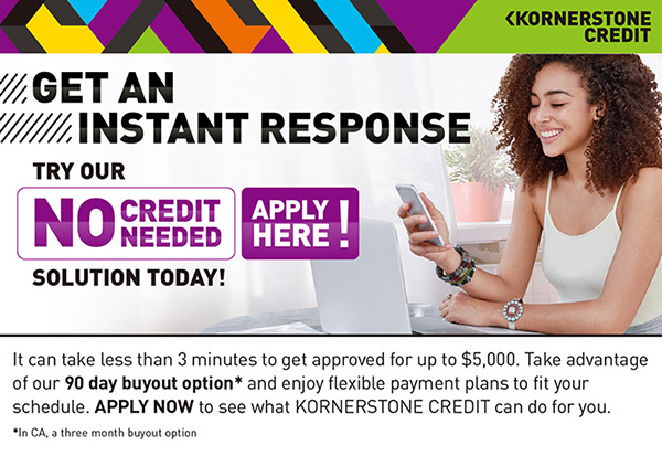 Kornerstone Credit - Click to Apply Today