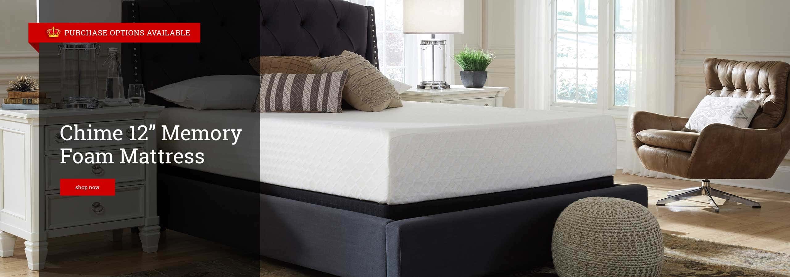 Chime 12in Memory Foam Mattress - Shop Now